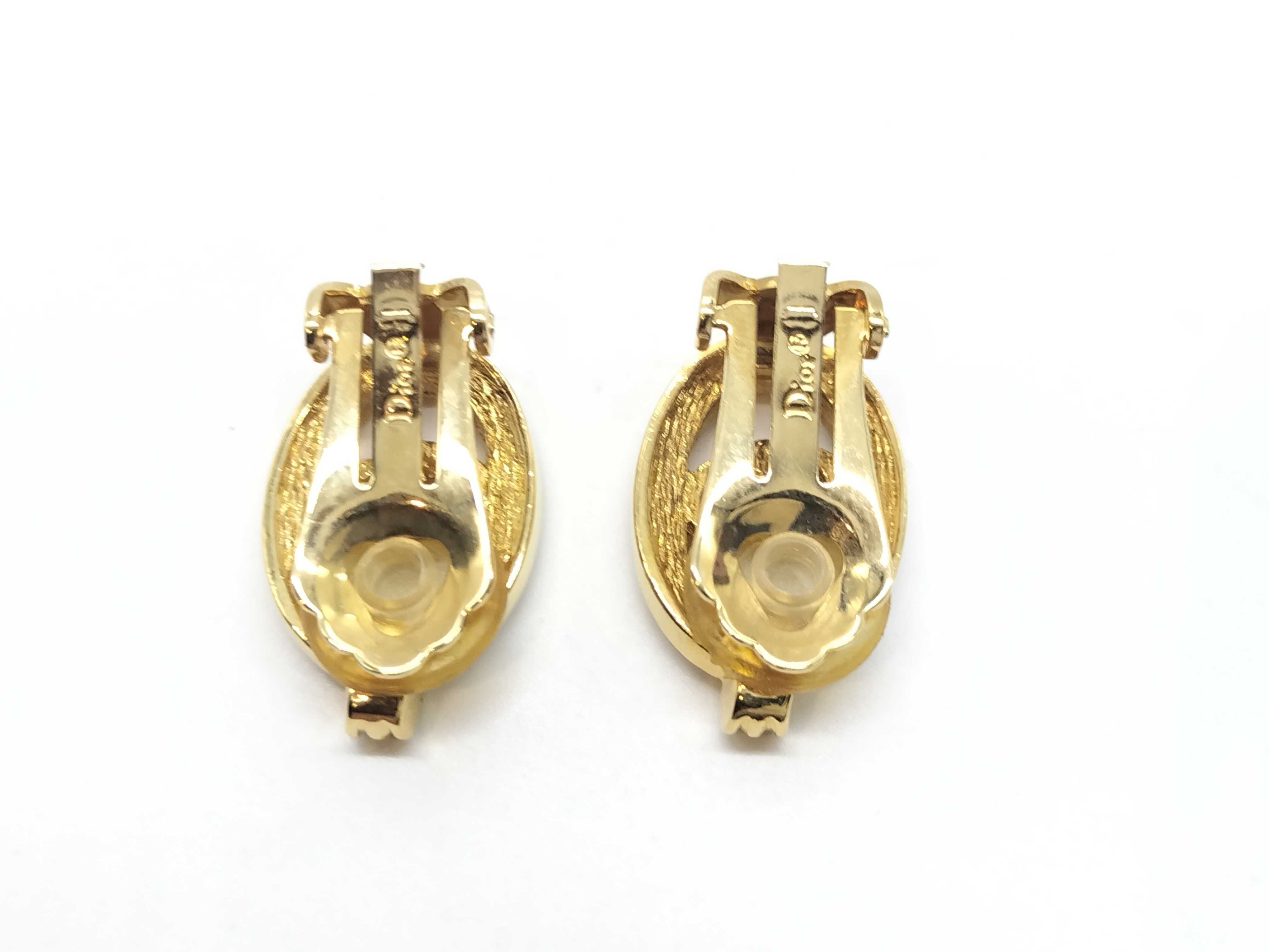 Rhinestone Logo Earrings — view 3