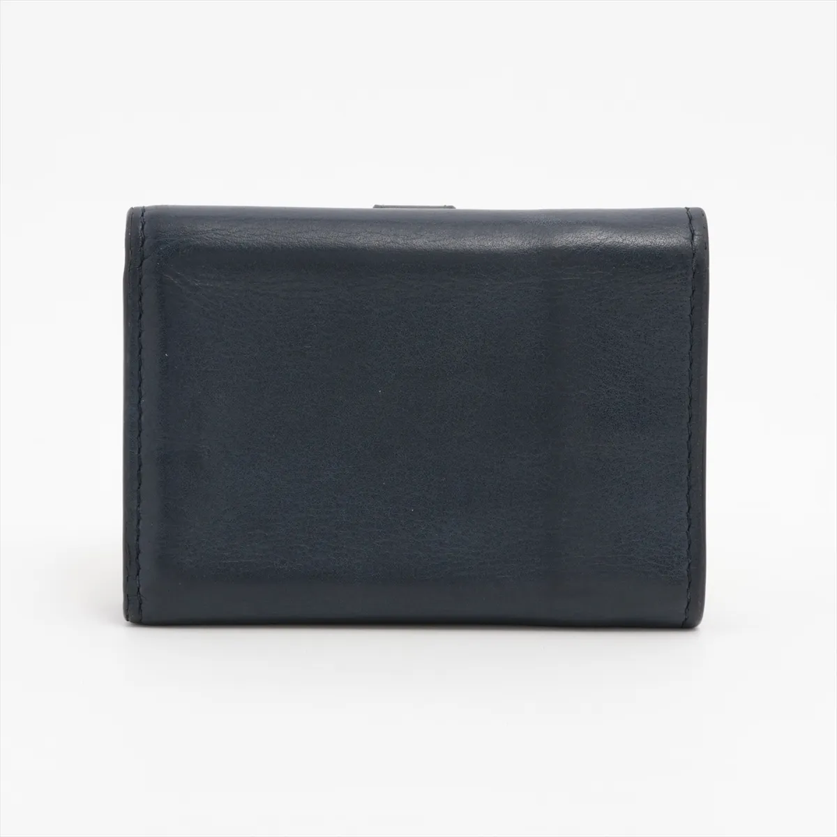 Monogram YSL GUE459880 Leather Compact Wallet Black — view 2