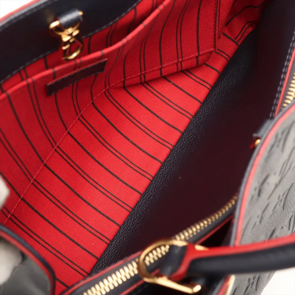Monogram Empreinte Montaigne MM M42746 SF3128 Navy x Red (RFID detected) — view 9