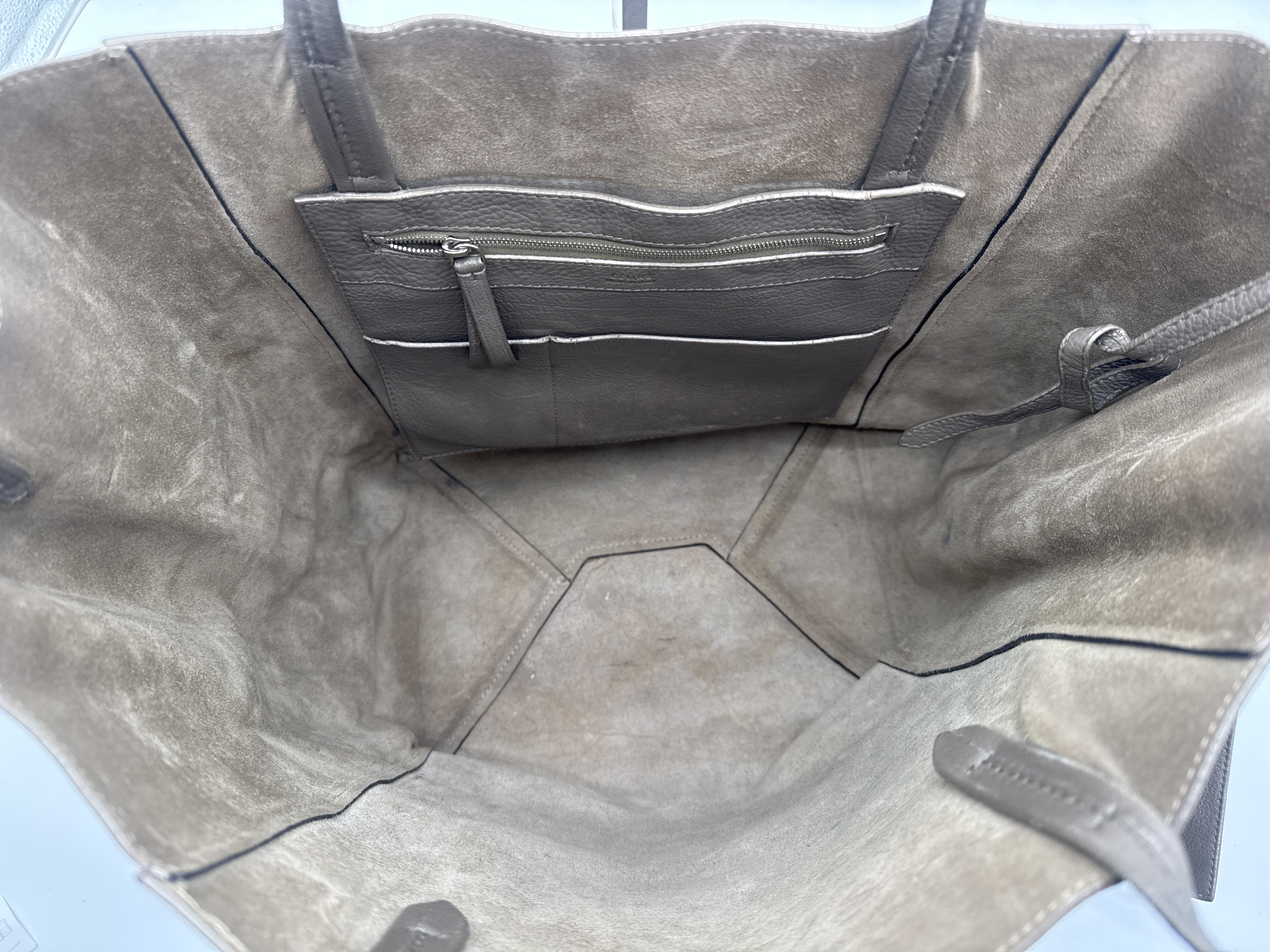Cabas Phantom Greige Tote Bag — view 9