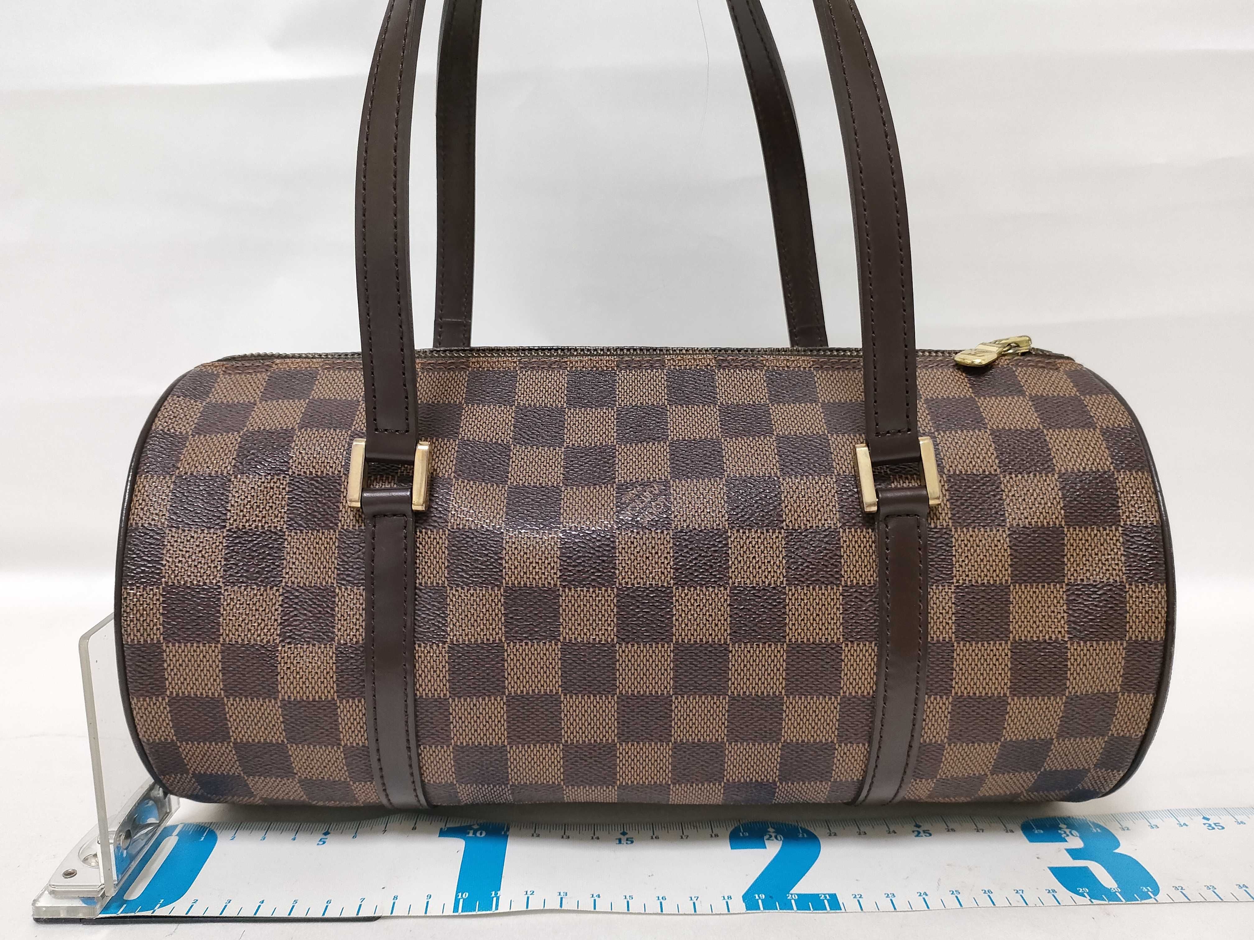 Damier Papillon 30 N51303 MB1013 Brown Handbag — view 2