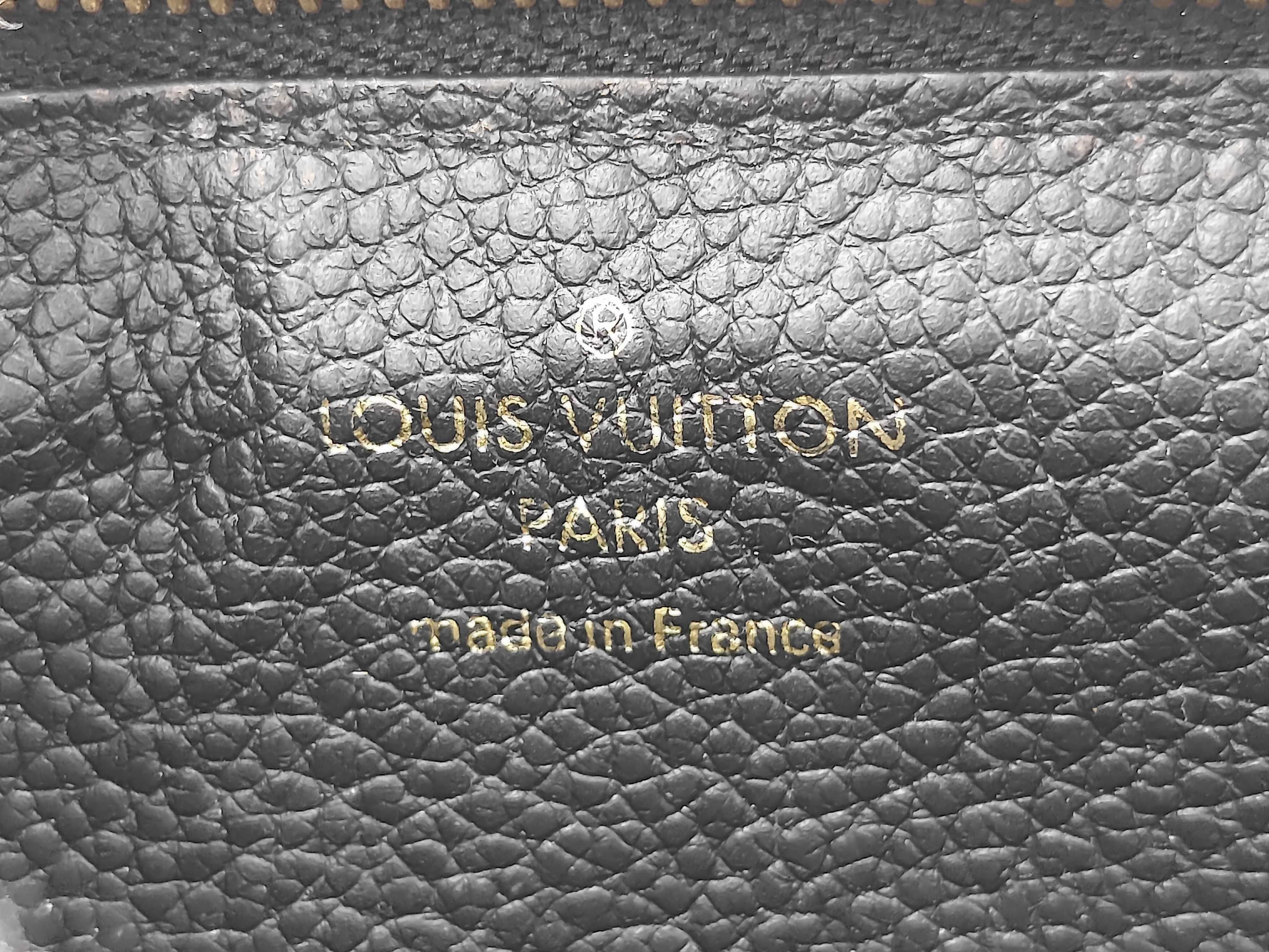 Verso Empreinte Black Louis Vuitton Wallet — view 11