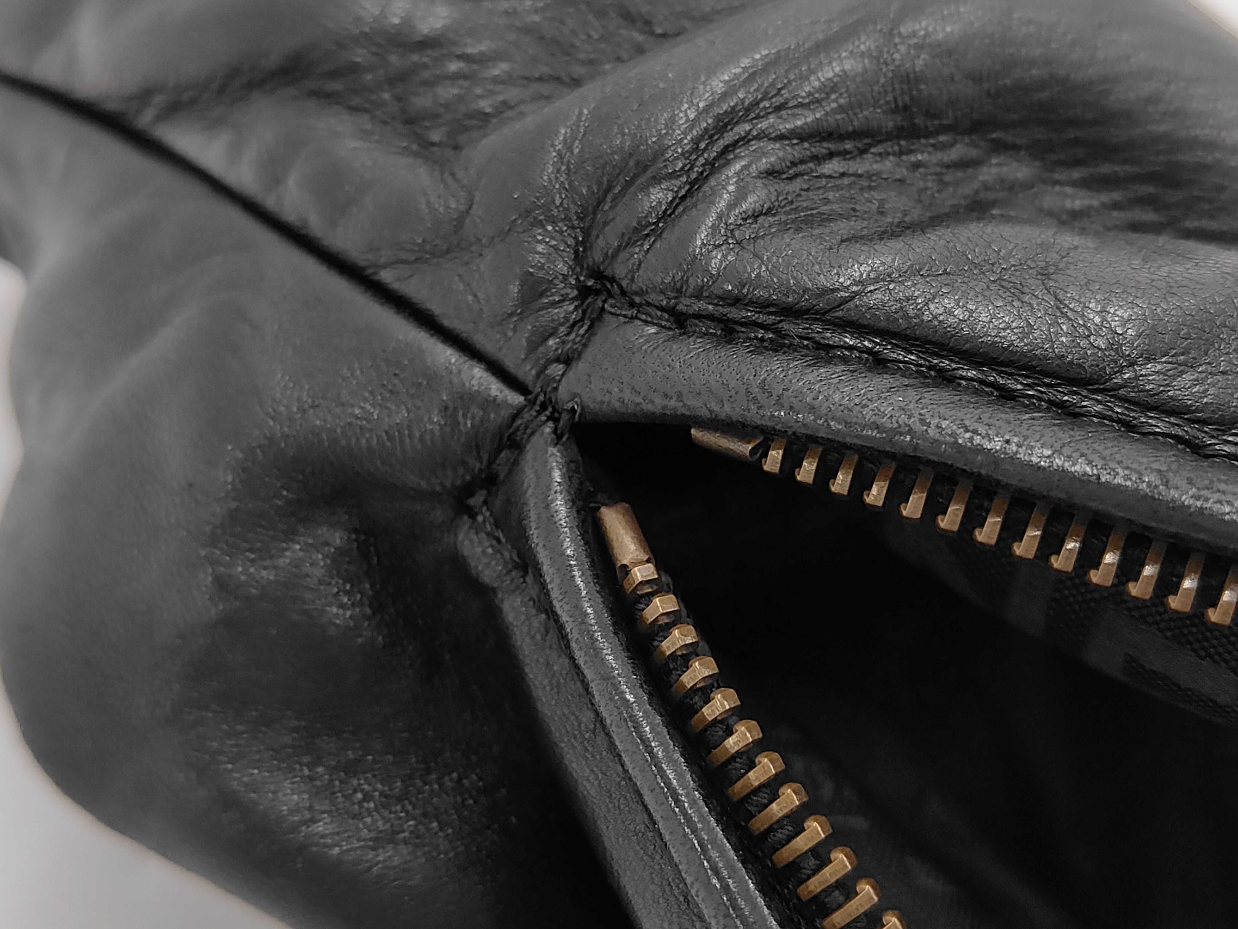 Ring Chain Hobo Bag 7886081 Black Leather Shoulder Bag — view 13