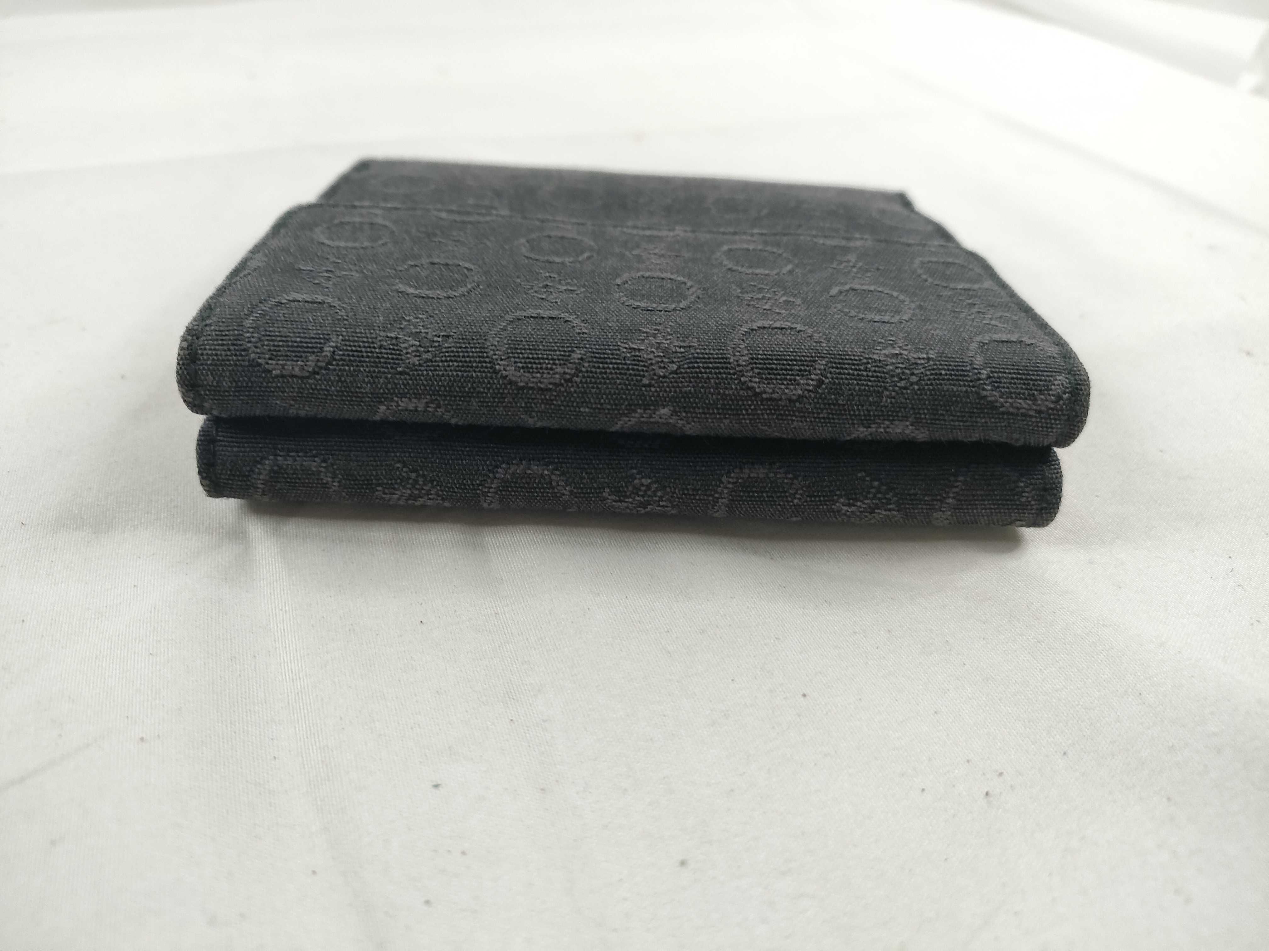 C Macadam Tri-fold Wallet, Canvas x Leather, Black — view 6
