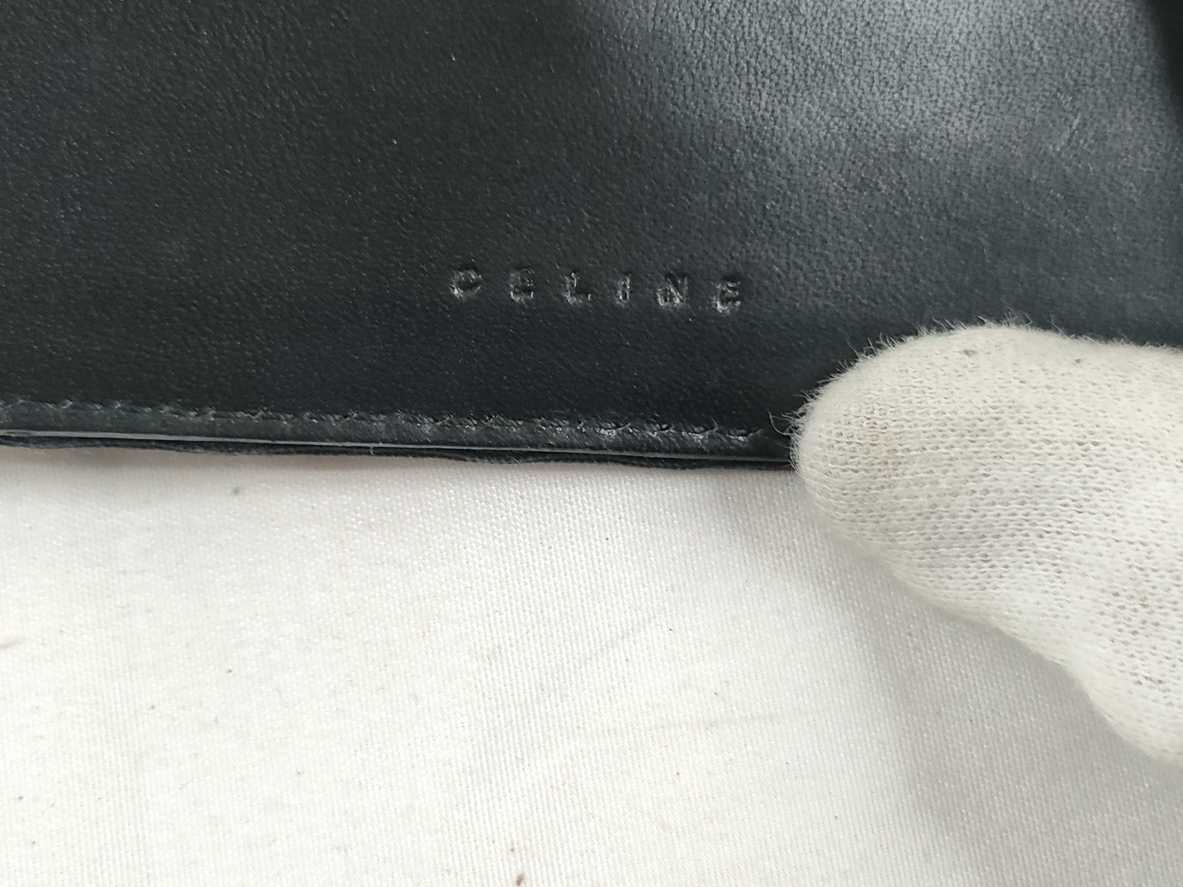 C Macadam Tri-fold Wallet, Canvas x Leather, Black — view 9