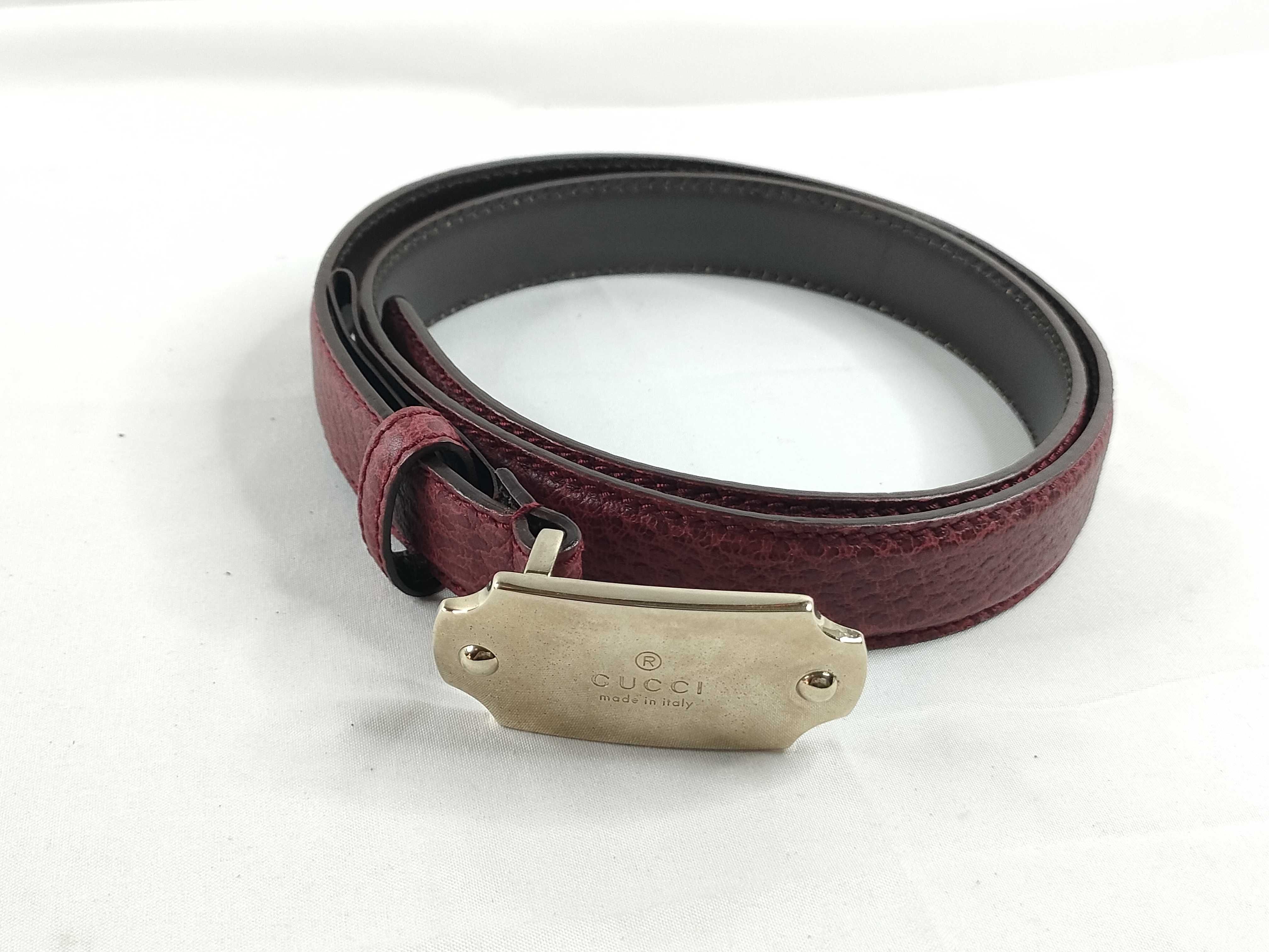 Leather Belt, Red Belt