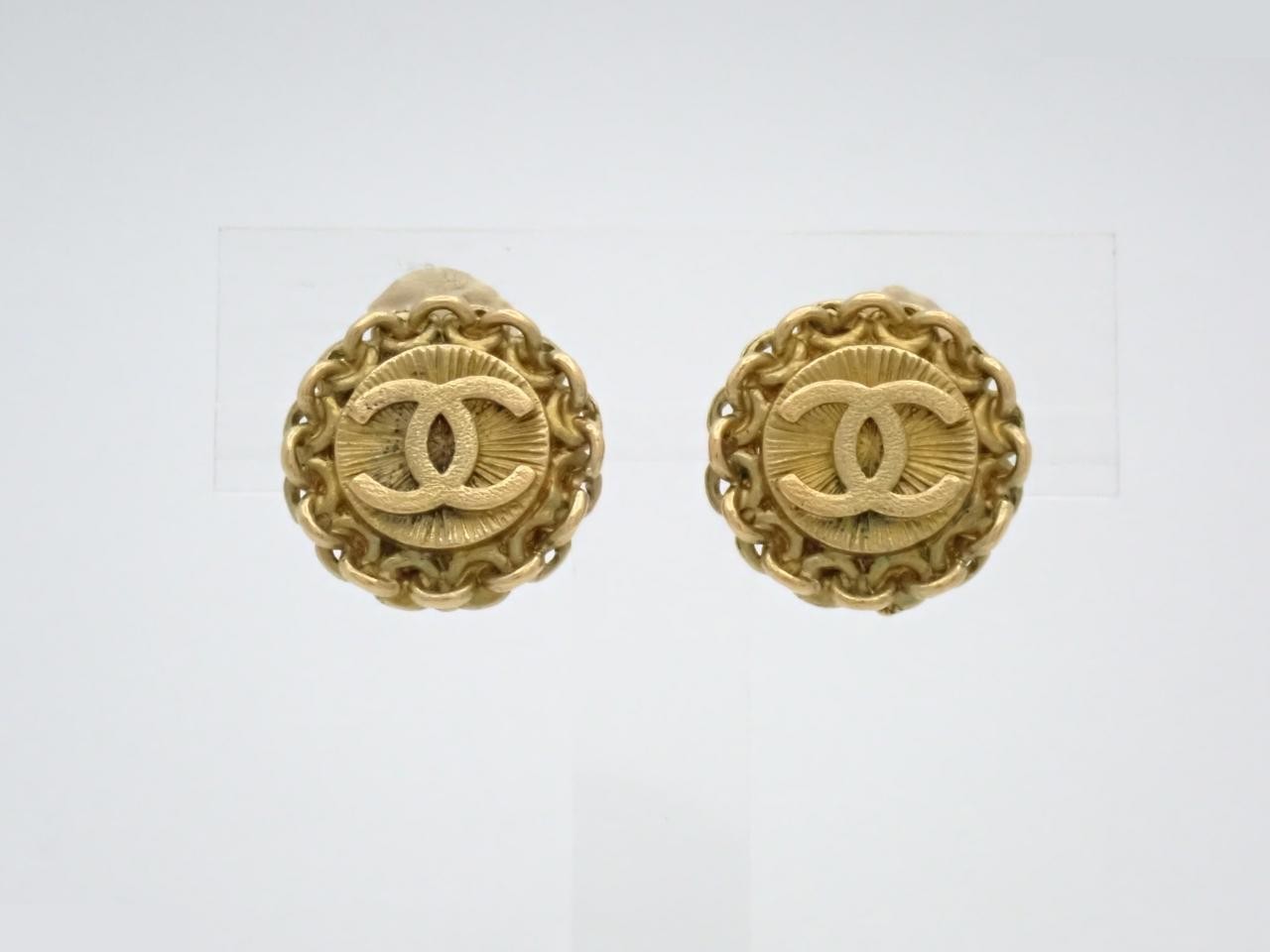95P Circle Chain Earrings