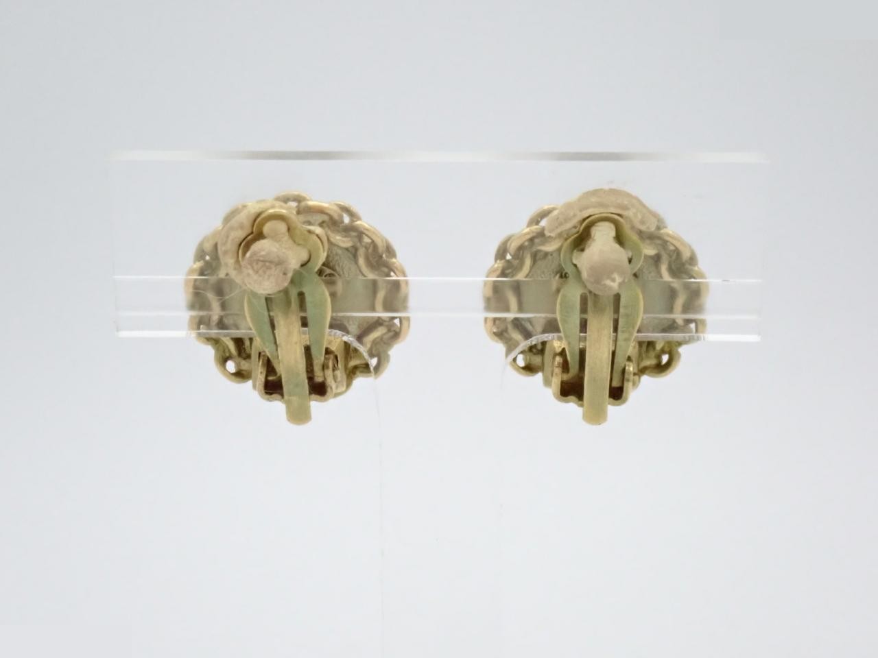 95P Circle Chain Earrings — view 2