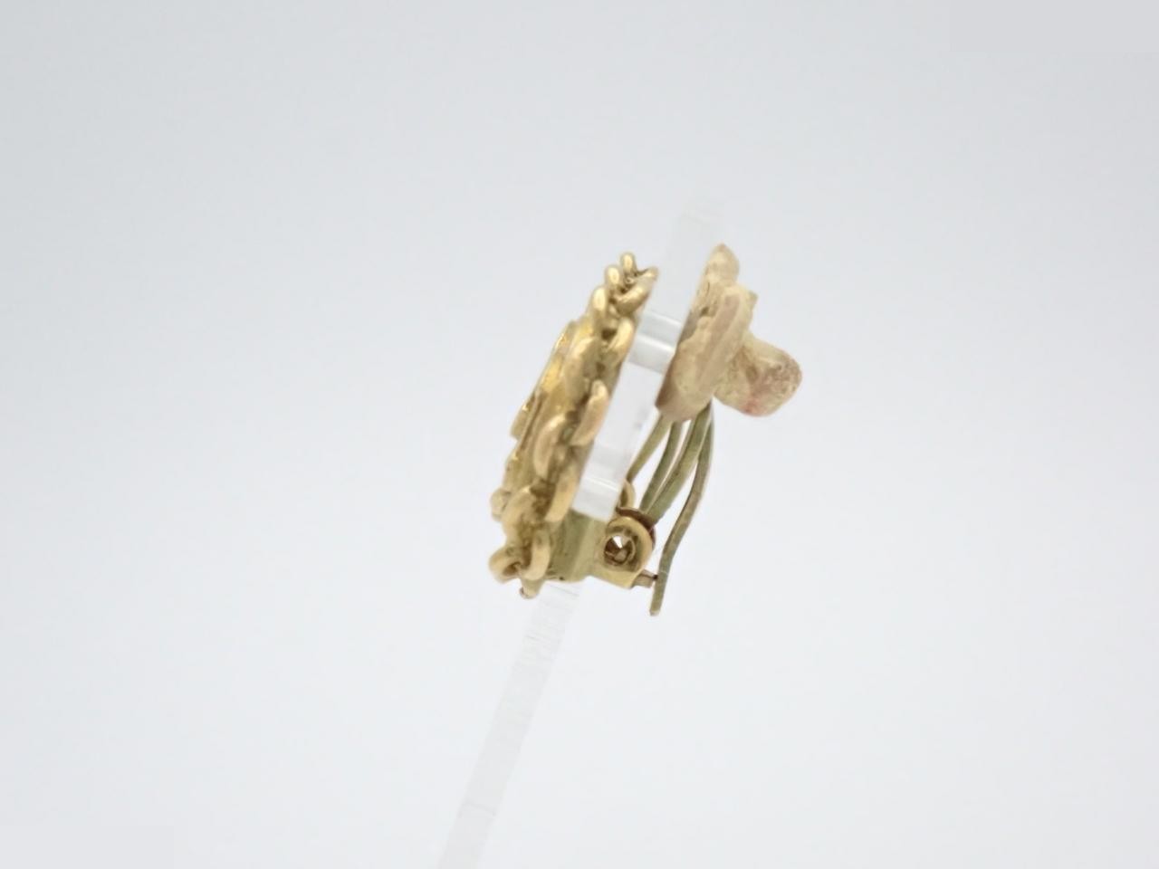 95P Circle Chain Earrings — view 3