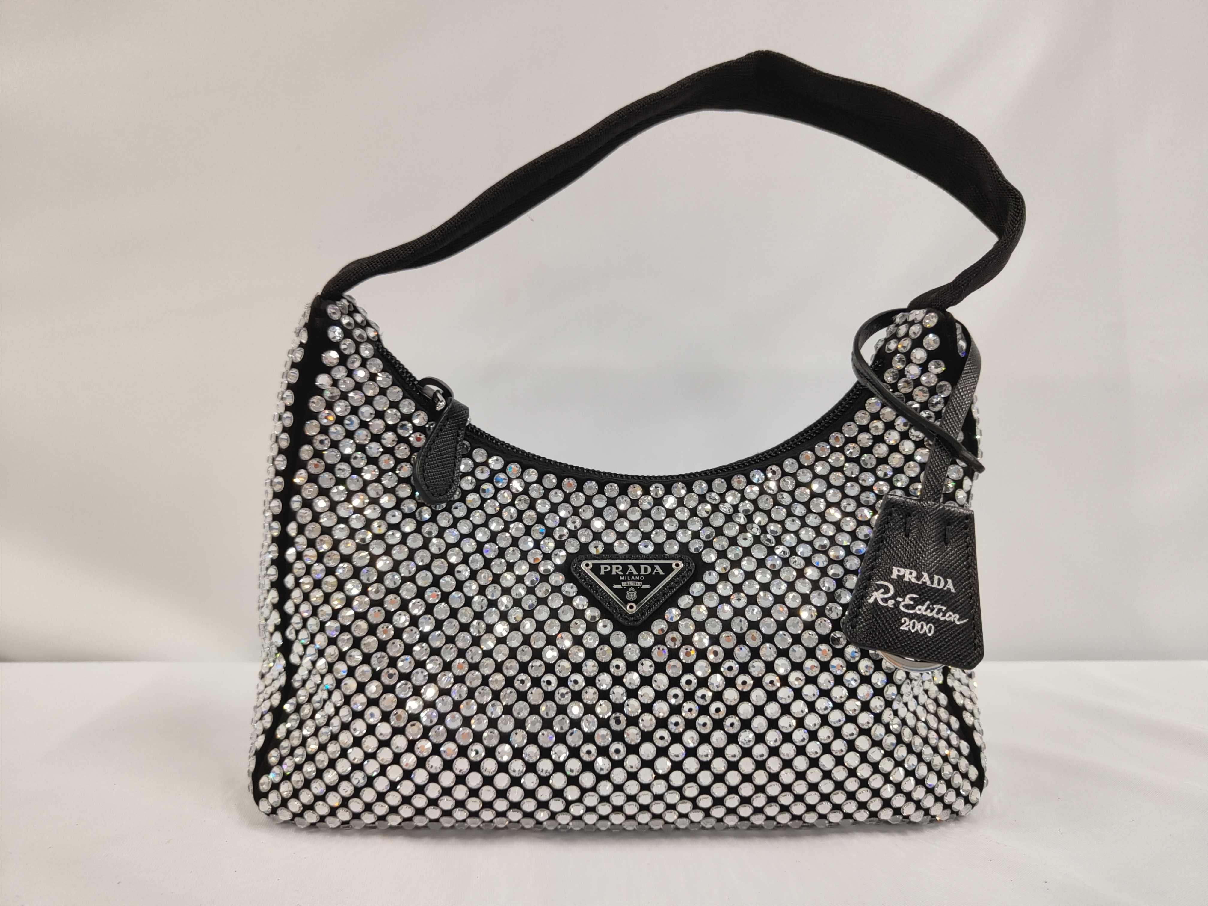 1BC515 Crystal Satin Bag Handbag