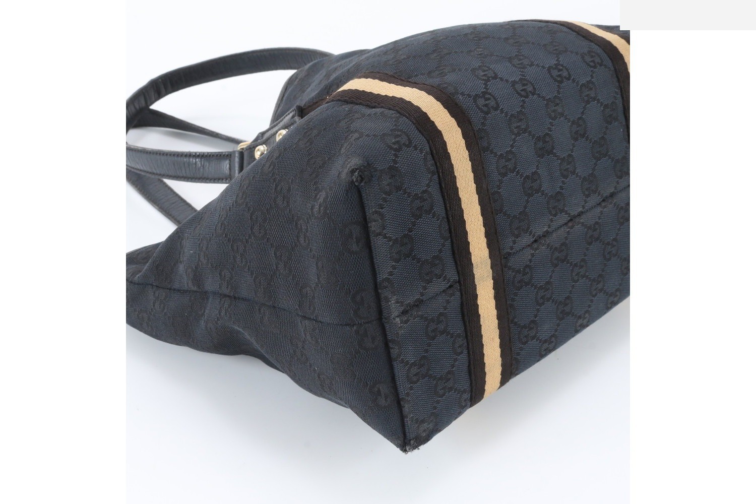 GG Canvas 137396 Leather Tote Bag — view 5