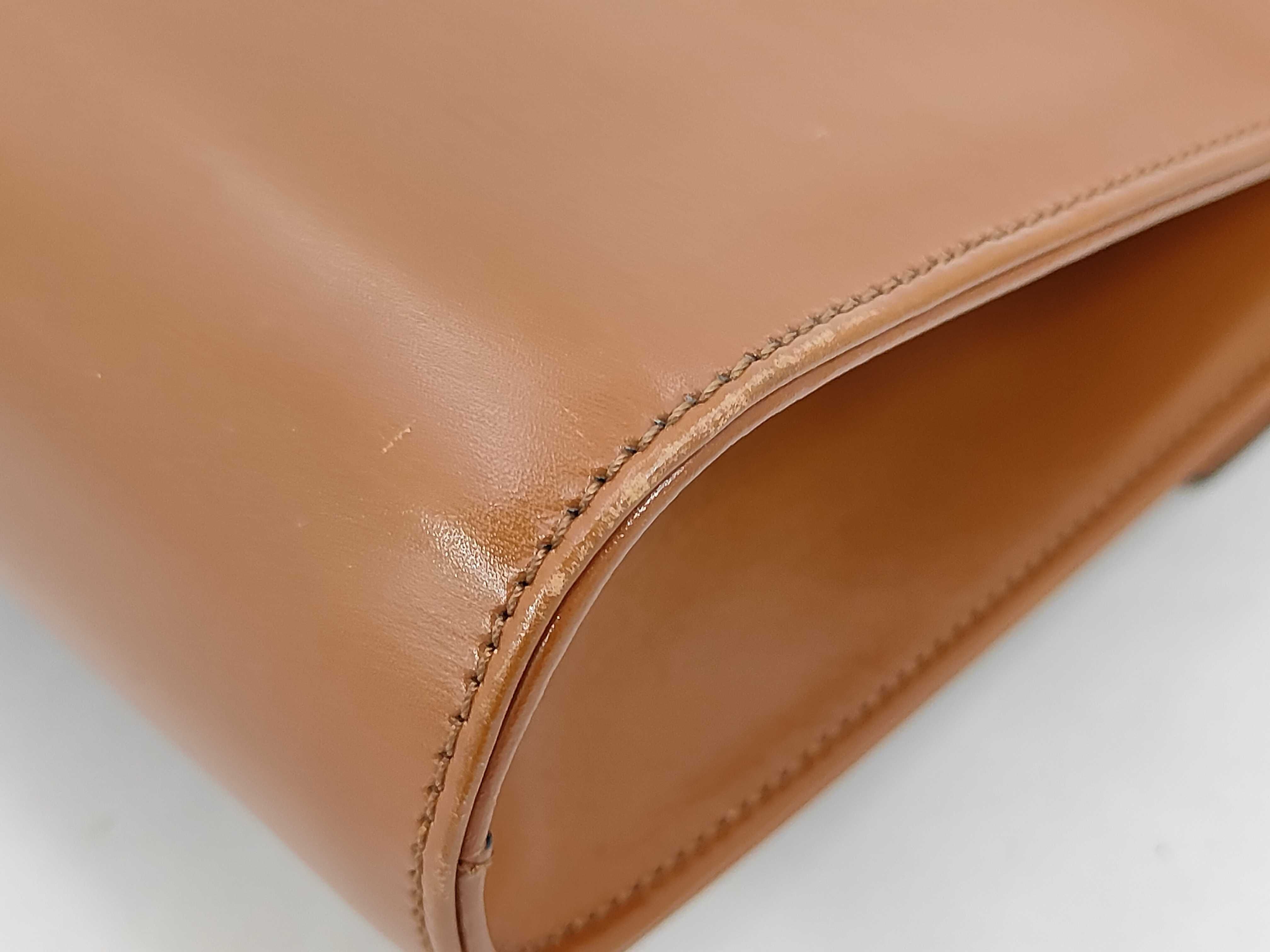 shoulder bag, brown, with dust bag. — view 4