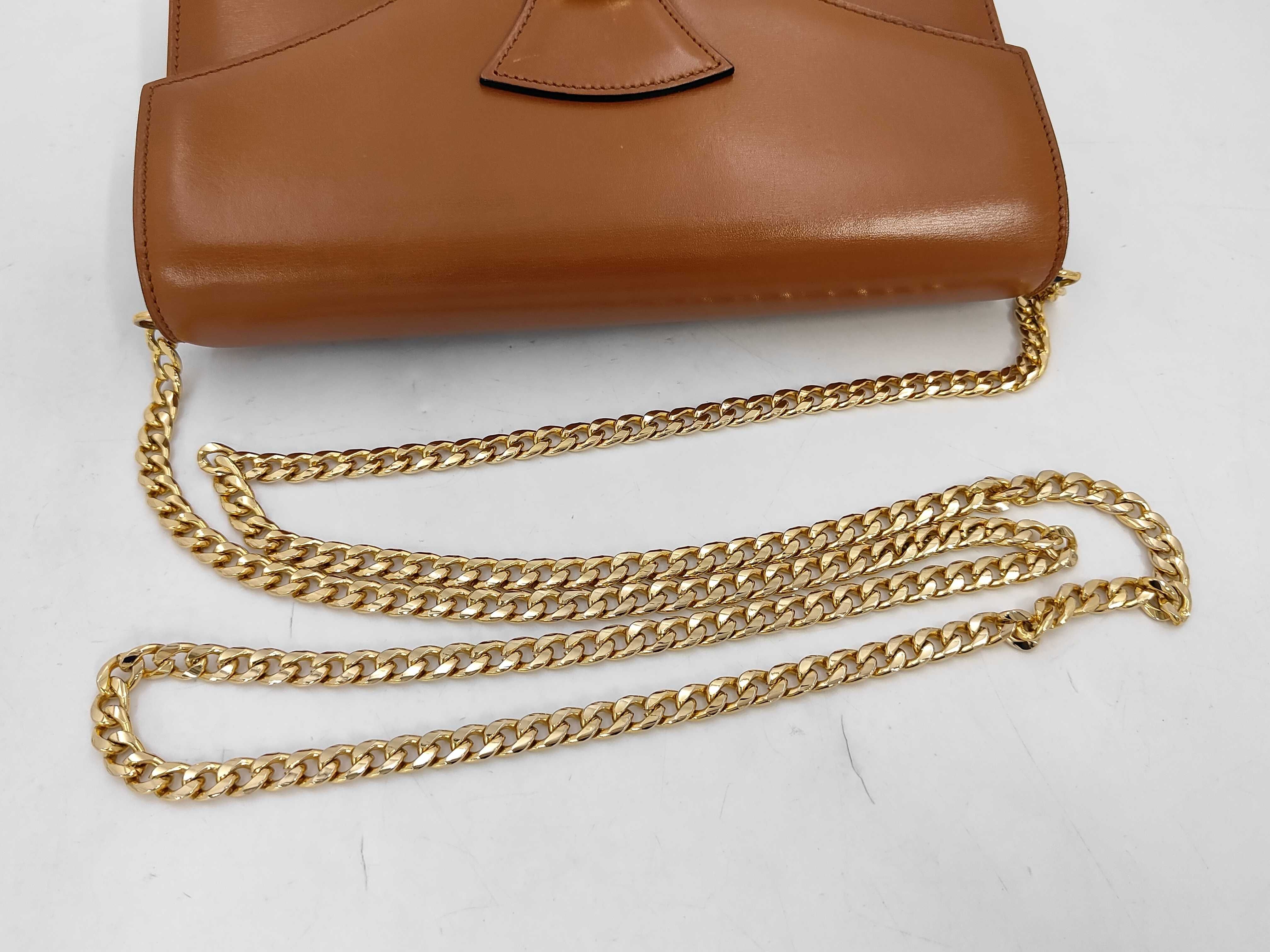 shoulder bag, brown, with dust bag. — view 5