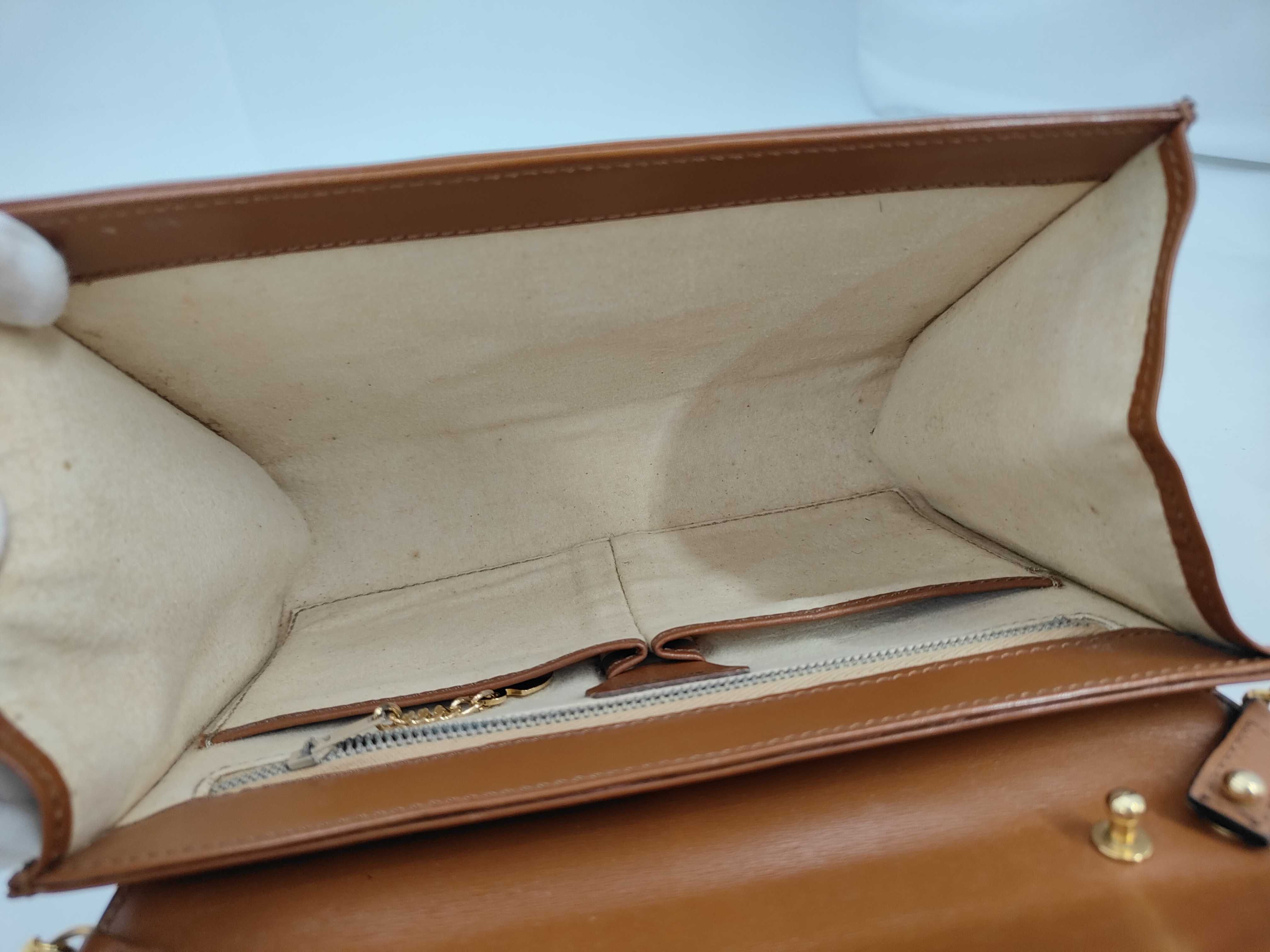 shoulder bag, brown, with dust bag. — view 7