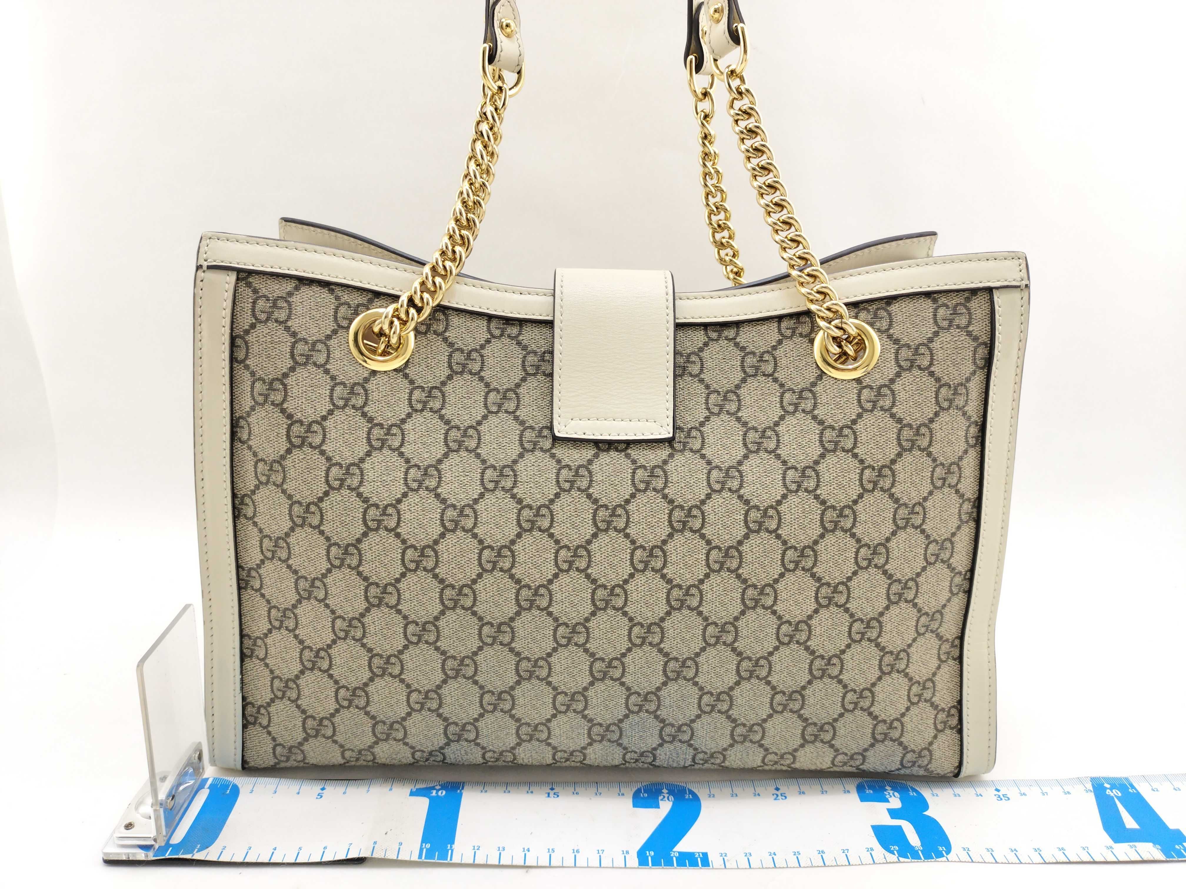 GG Supreme Padlock Chain Tote Bag GG Supreme 479197 Shoulder Bag Z11467 Shoulder Bag — view 2