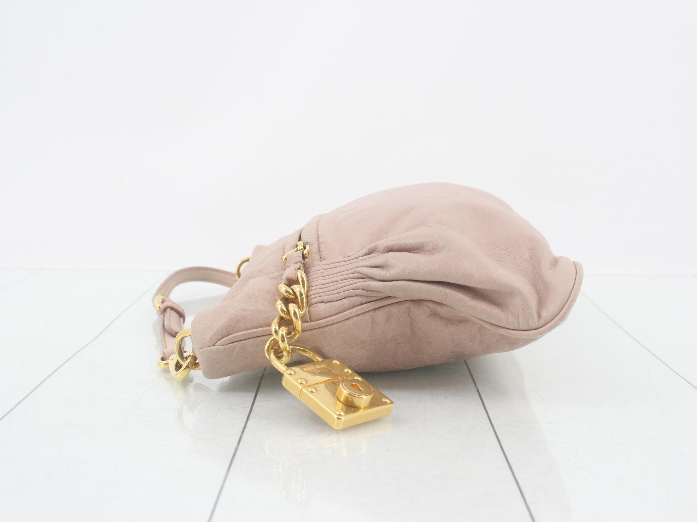Leather shoulder bag with dust bag — view 4