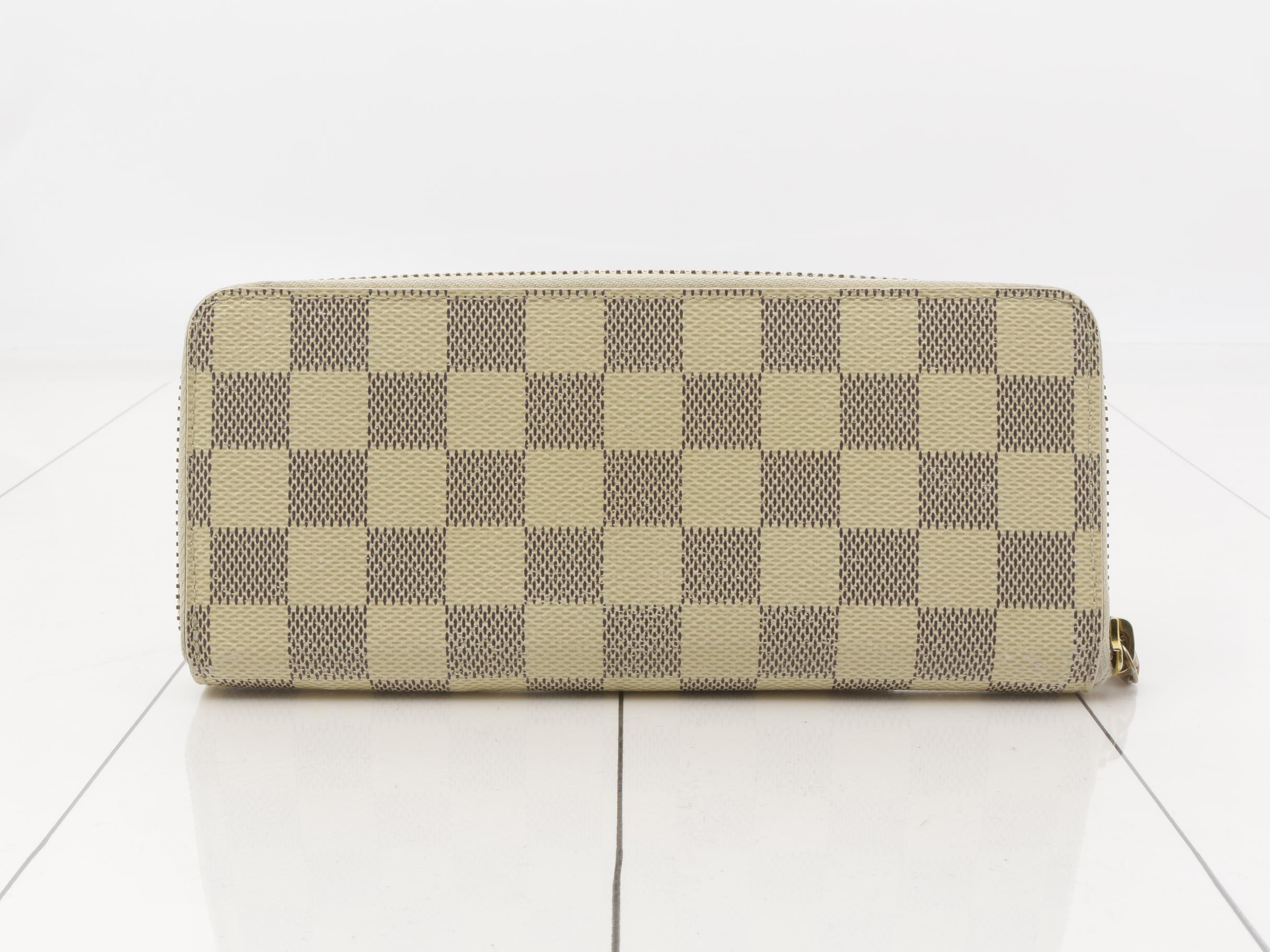 Portefeuille Clemence Azur Round Zipper Long Wallet N61210 — view 2