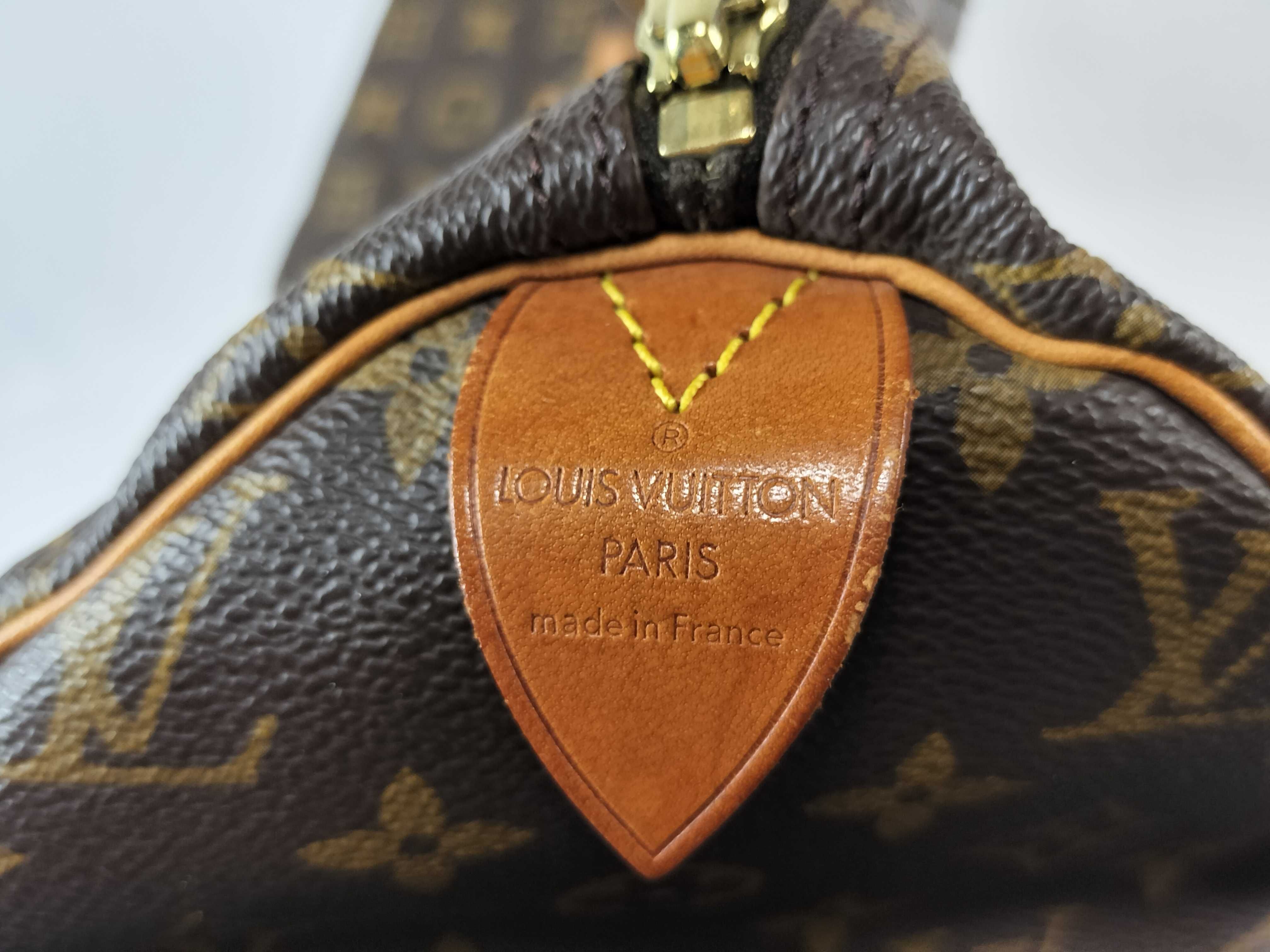 Monogram Speedy 40 SP0957 Handbag (The pull tab has been glued back on.) — view 12