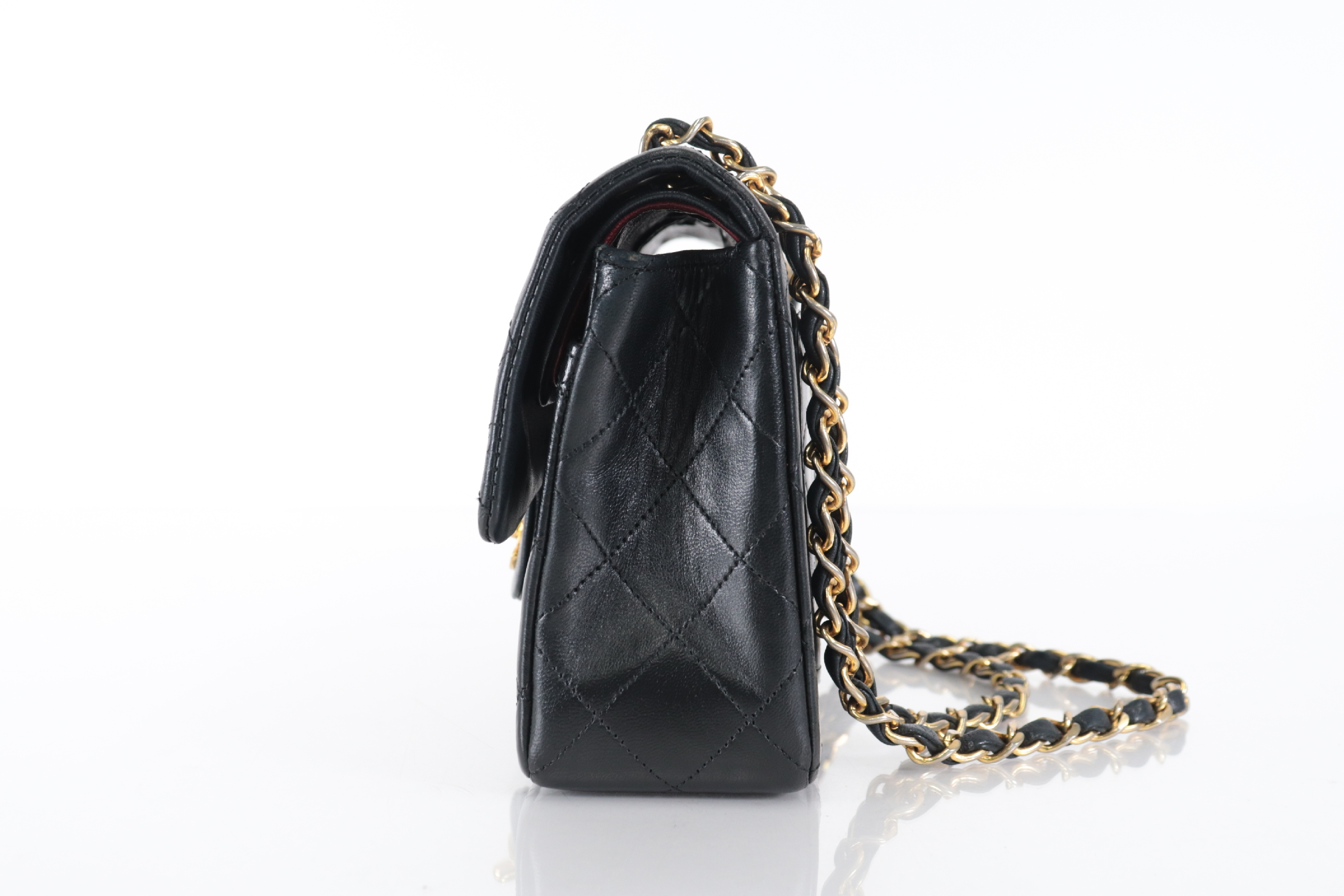 W-Flap 23 Lambskin Chain Shoulder Bag (Serial No. 3) — view 5
