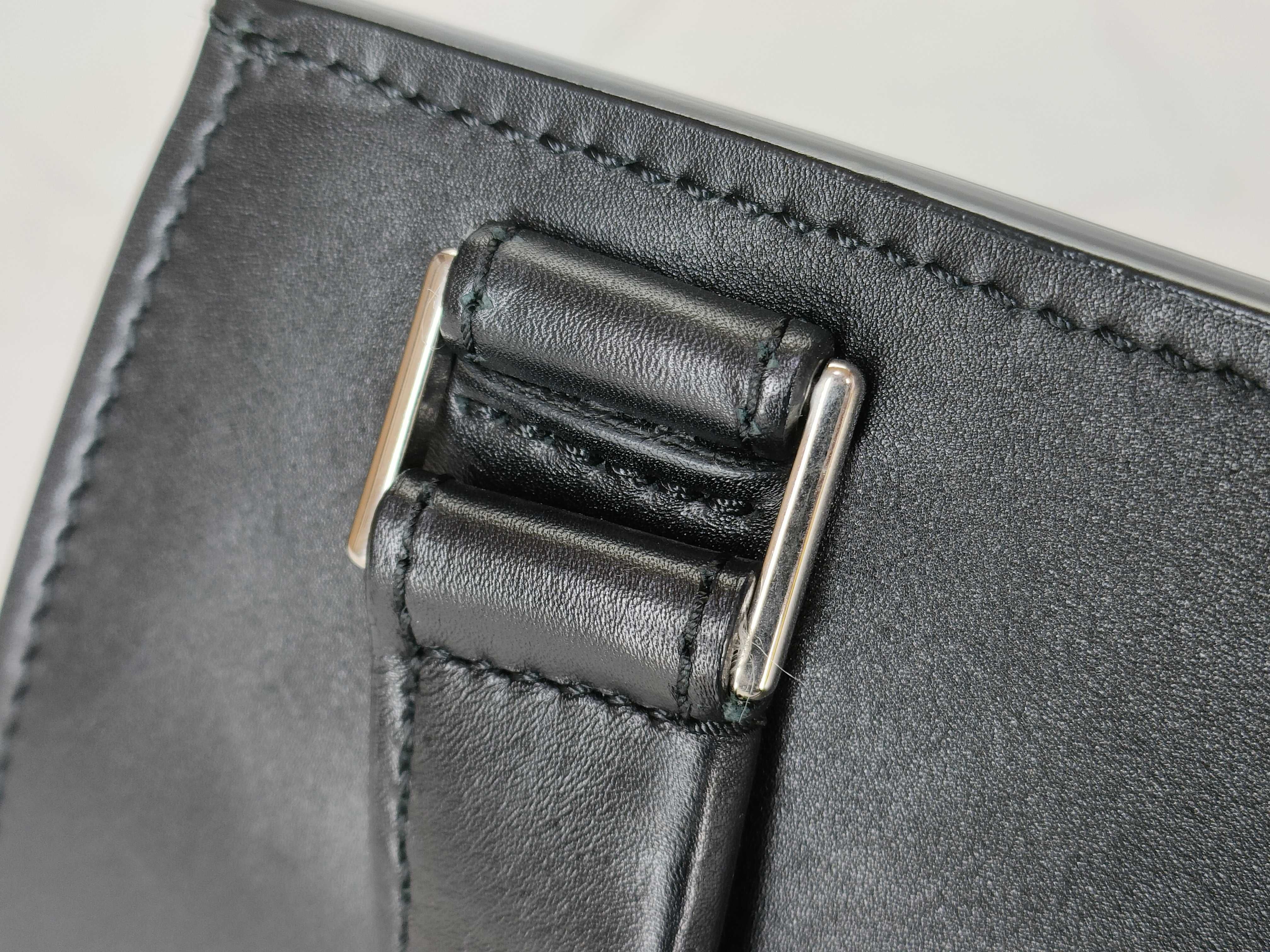 Edge Bag Tote Bag (Black & Gray) Tote Bag — view 5