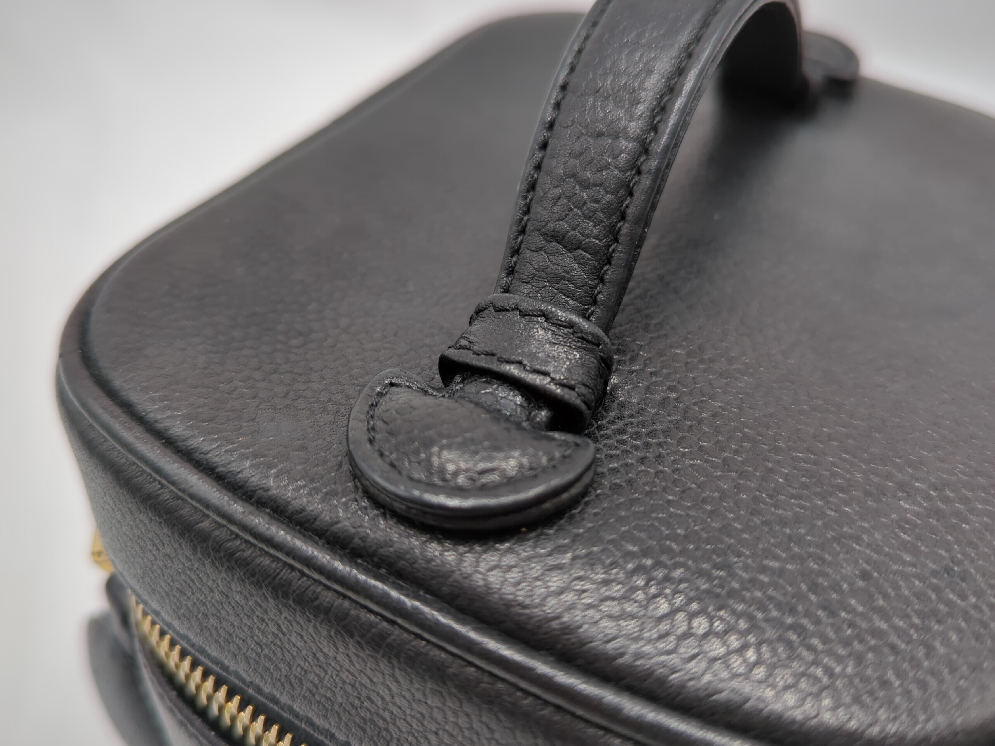 Caviar Skin Vanity Black Handbag — view 8