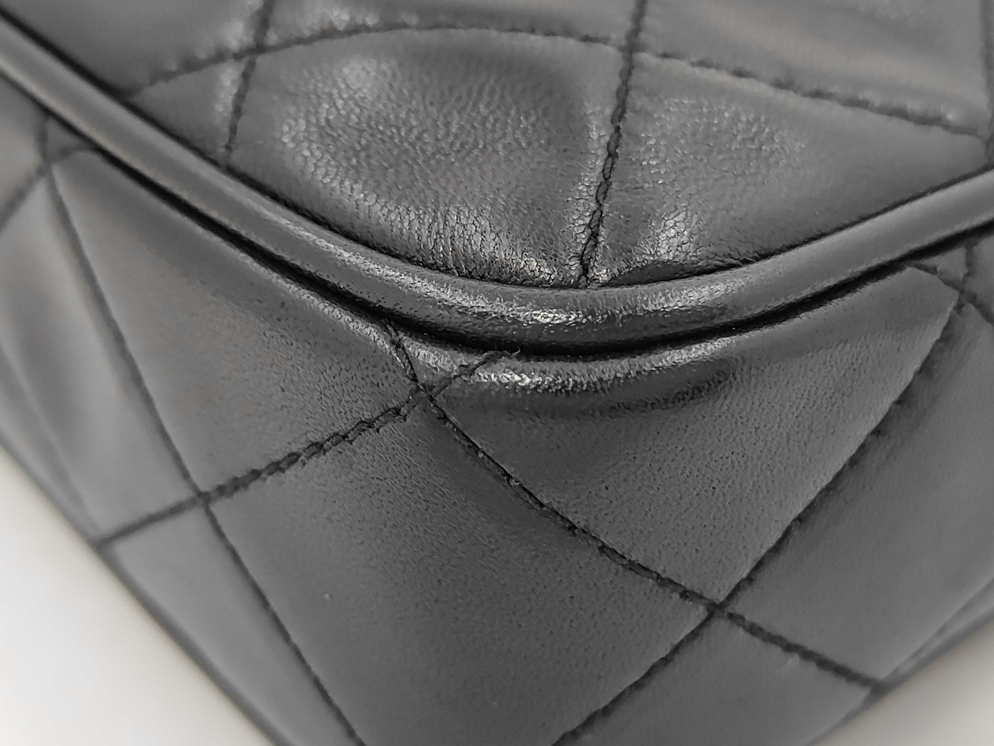 Turnlock Mini Chain Shoulder Bag, Lambskin, Black GP Shoulder Bag — view 7