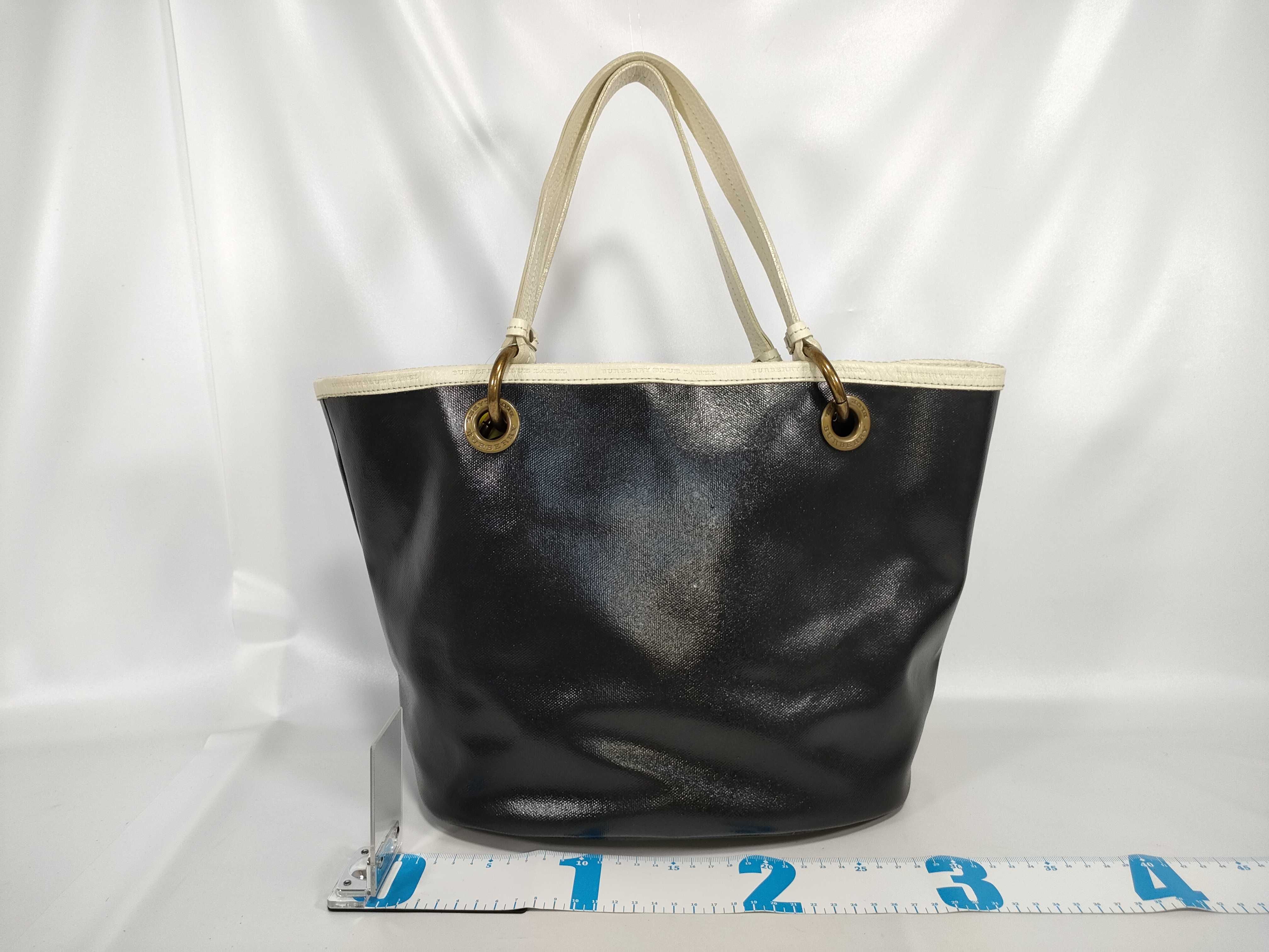 Blue Label Leather Tote Bag — view 2