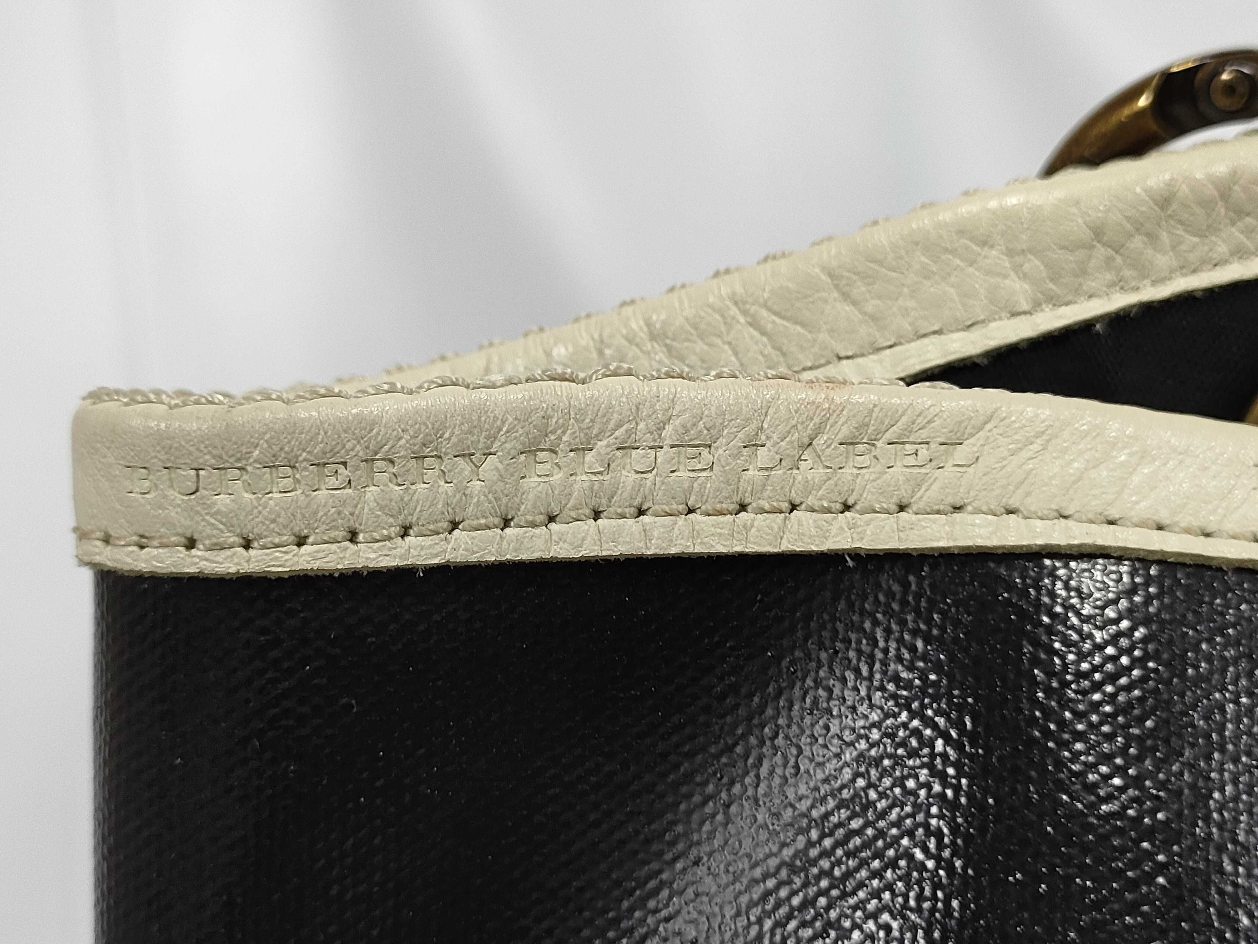 Blue Label Leather Tote Bag — view 9