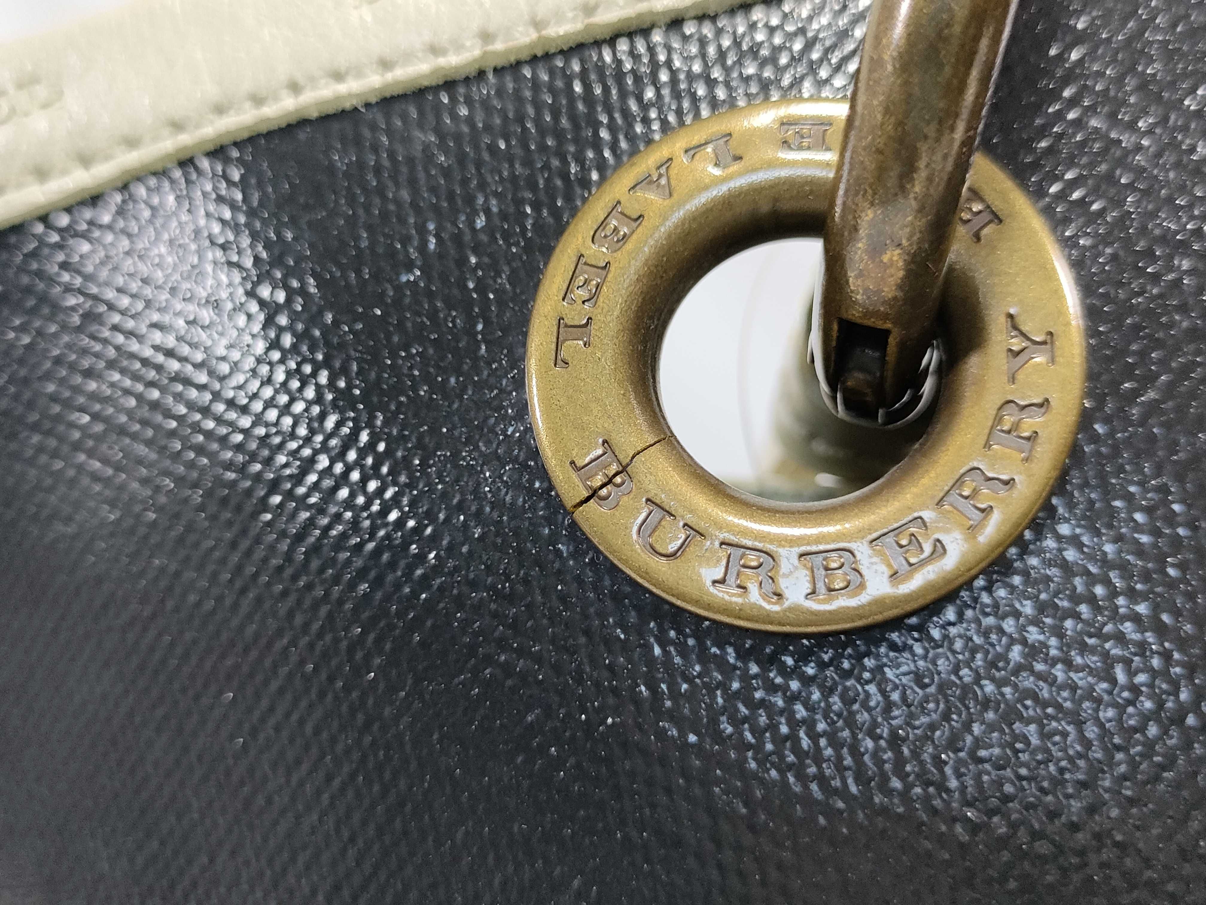 Blue Label Leather Tote Bag — view 10