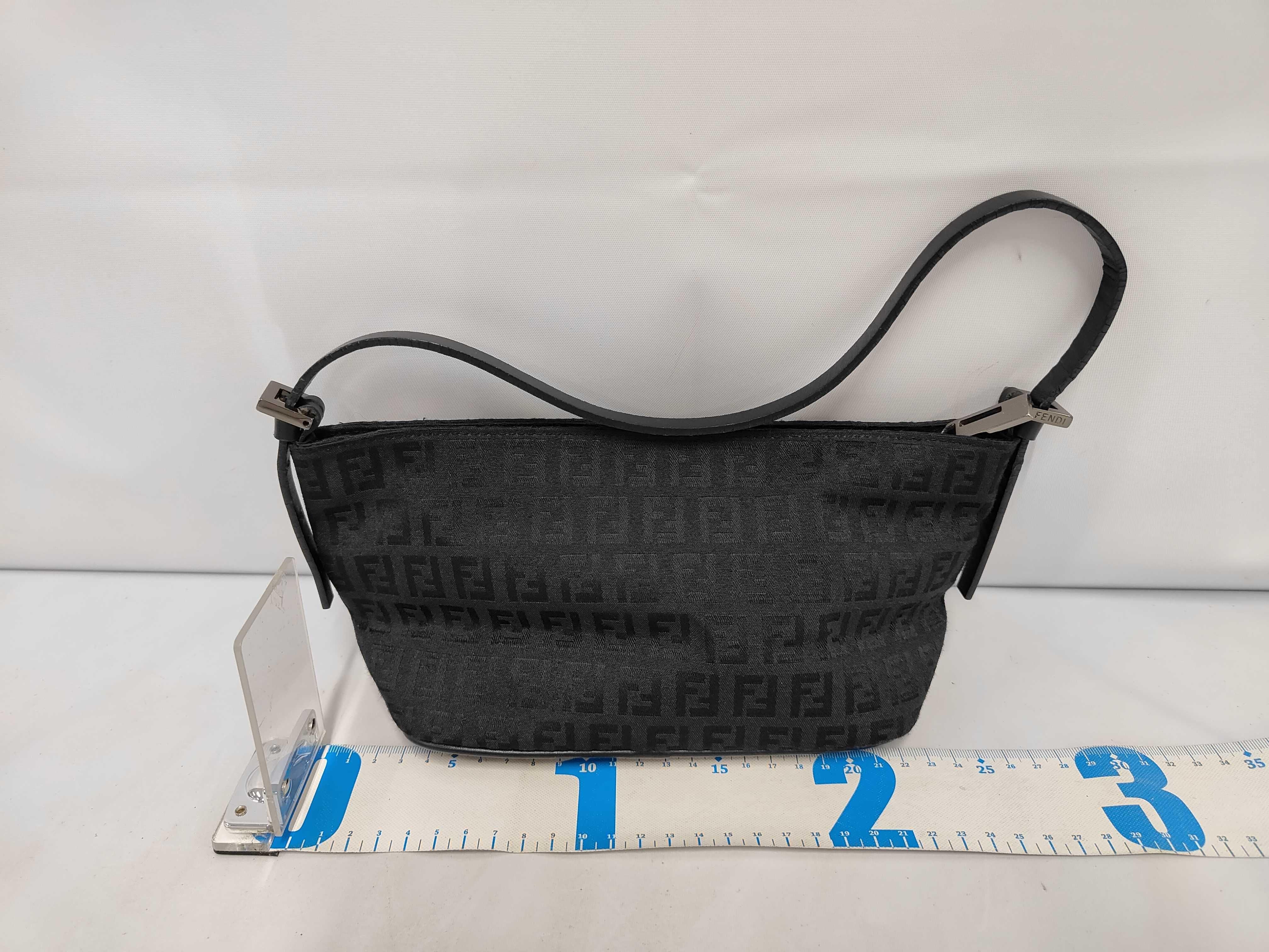 FF logo Zucca black mini bag — view 2