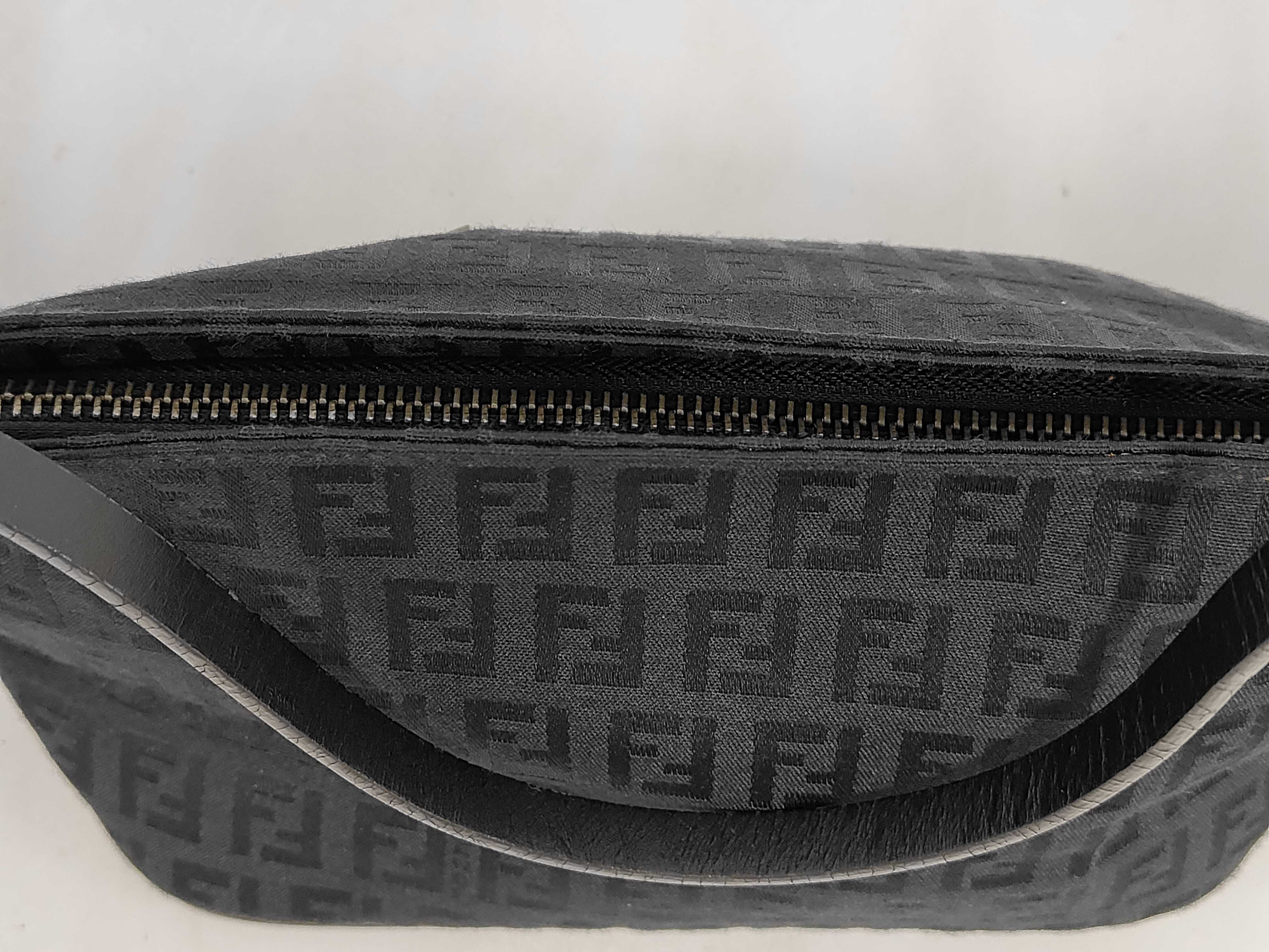 FF logo Zucca black mini bag — view 8