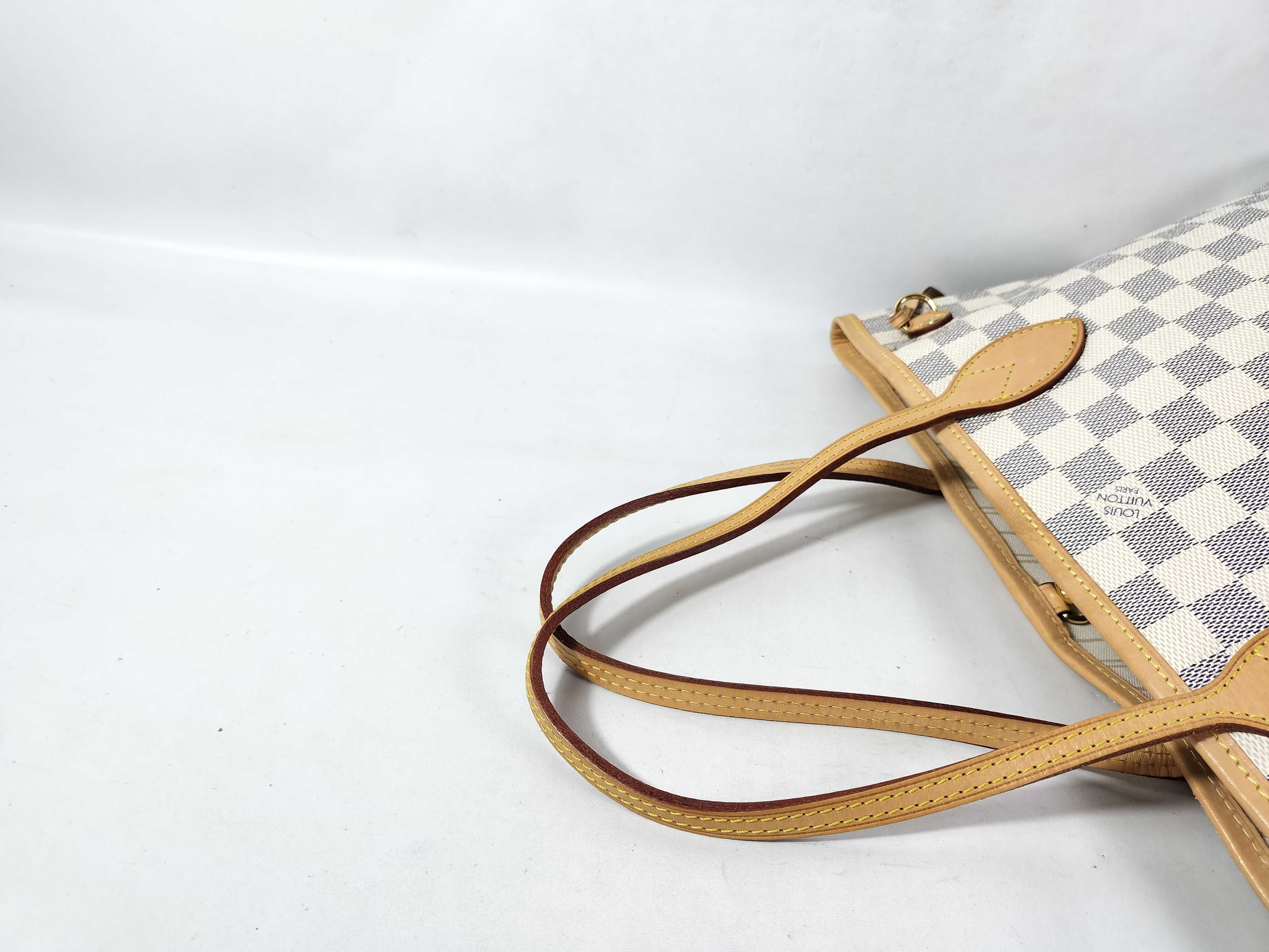 Damier Azur Neverfull PM Tote Bag — view 3