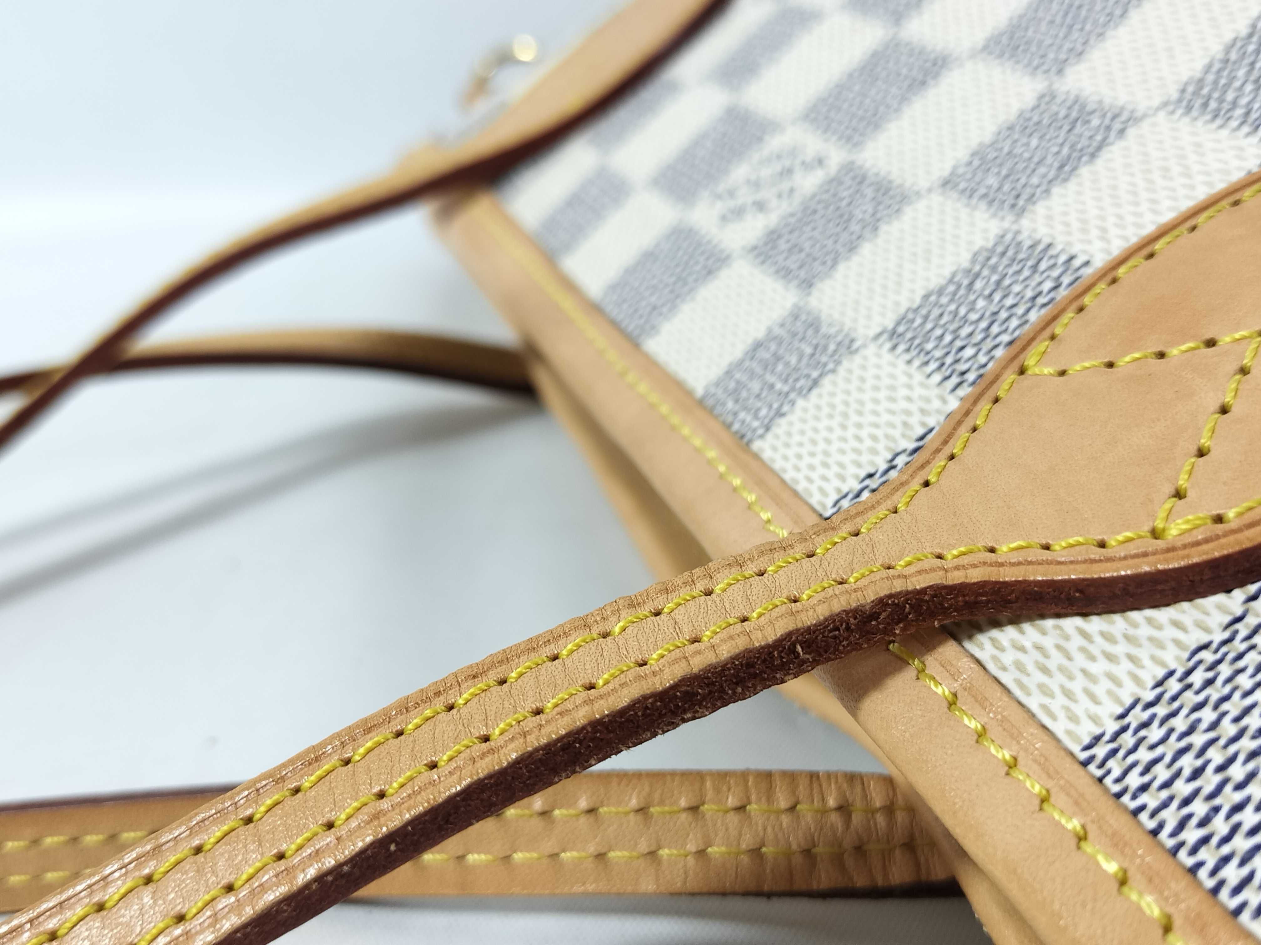 Damier Azur Neverfull PM Tote Bag — view 4