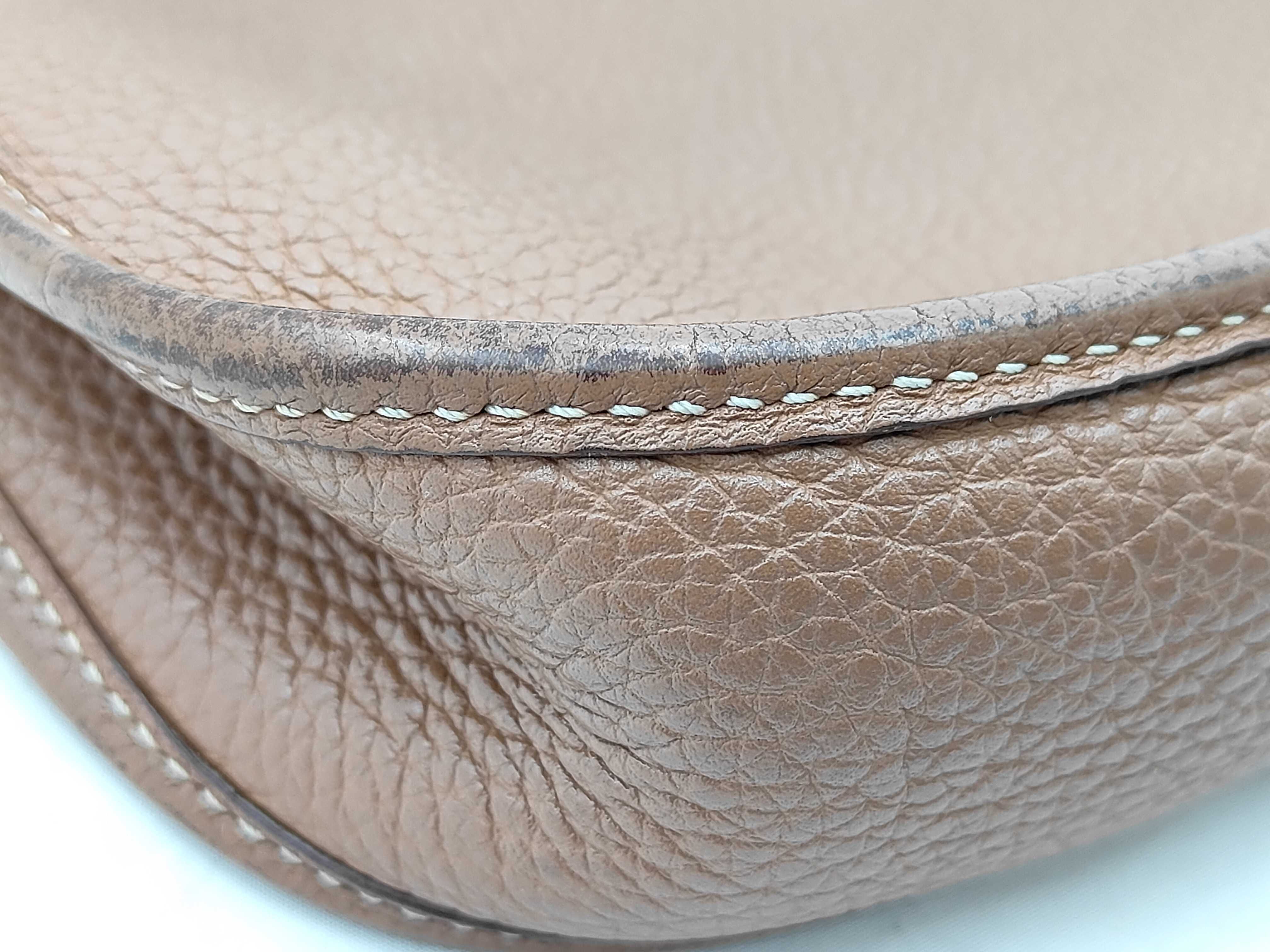 Evelyne TPM Taurillon Leather, Gold Hardware, U Stamp Shoulder Bag — view 6