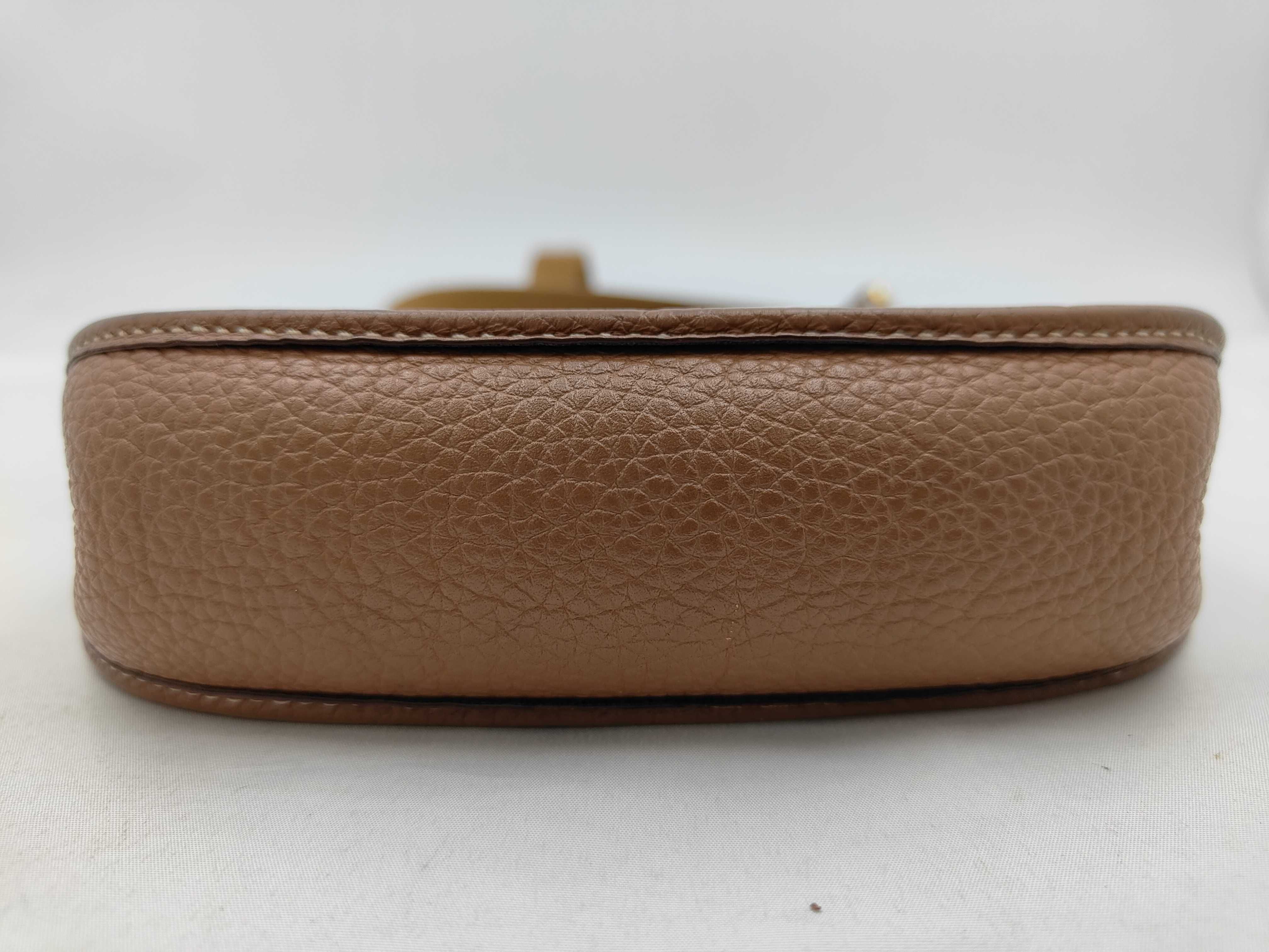 Evelyne TPM Taurillon Leather, Gold Hardware, U Stamp Shoulder Bag — view 7