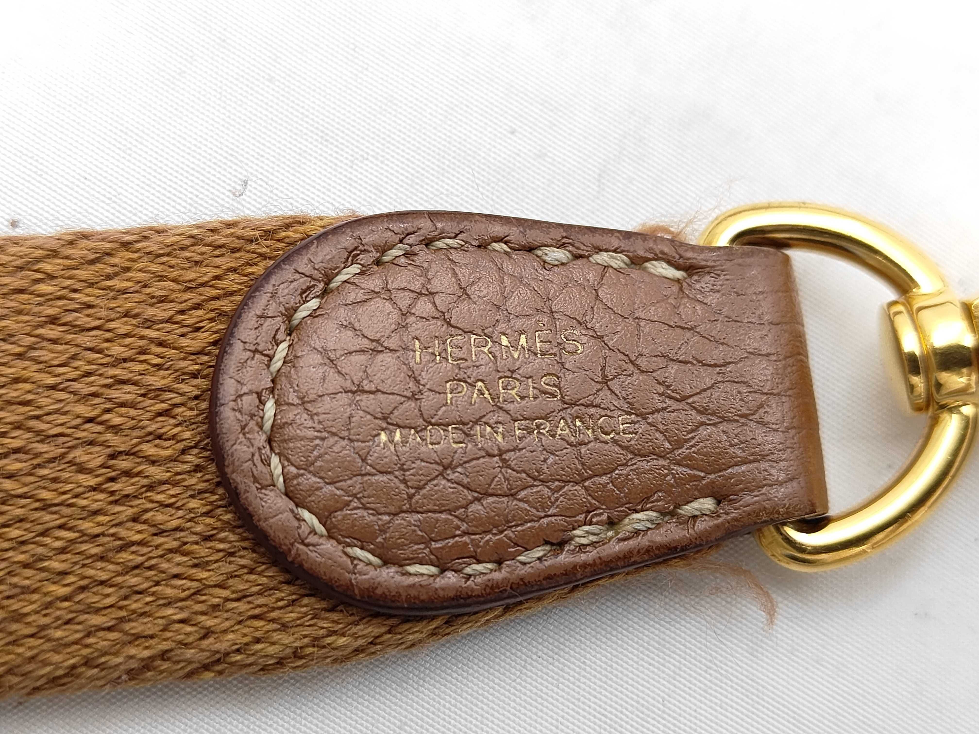 Evelyne TPM Taurillon Leather, Gold Hardware, U Stamp Shoulder Bag — view 10