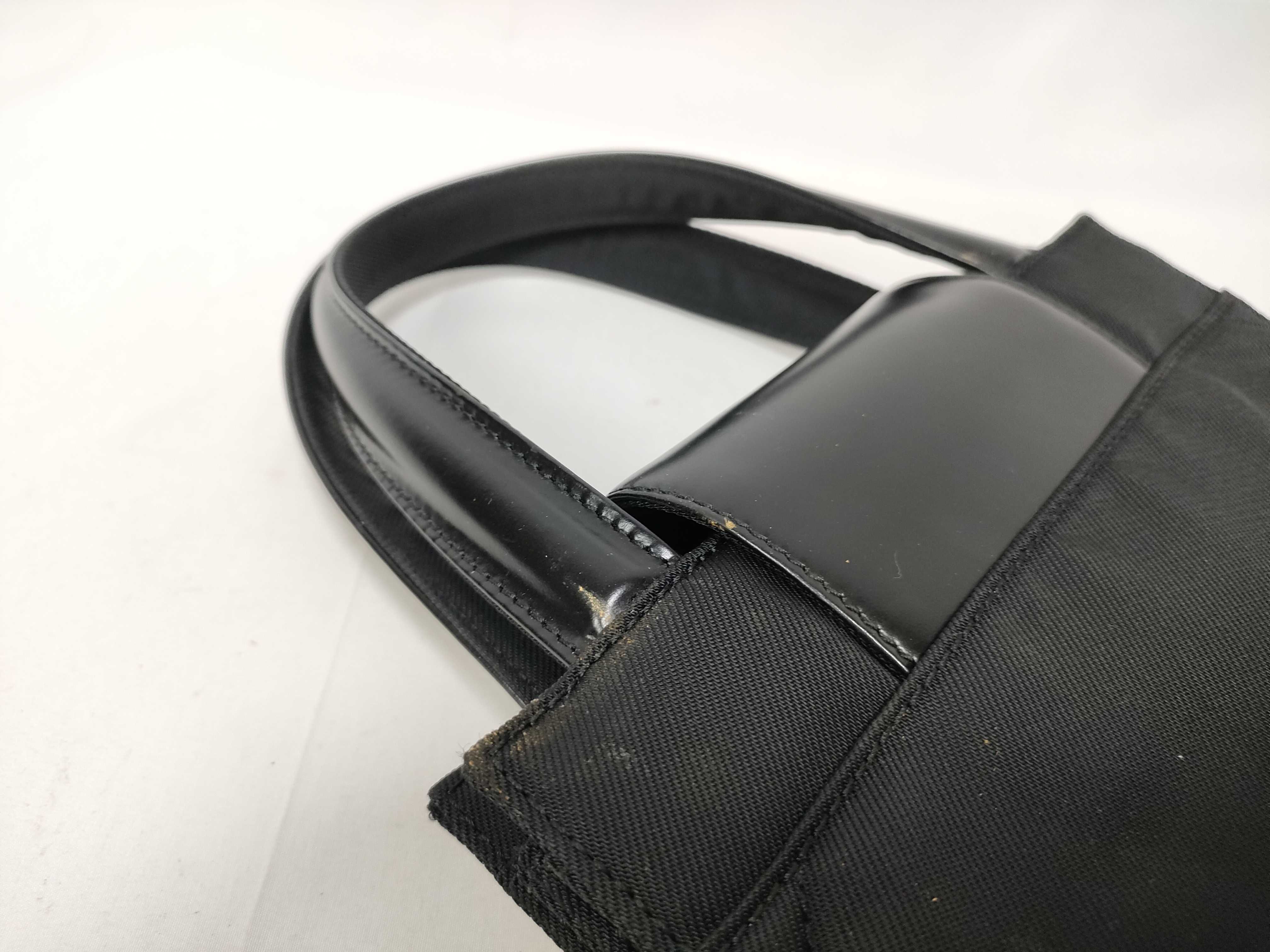 Bulgari Nylon Turnlock Handbag — view 8