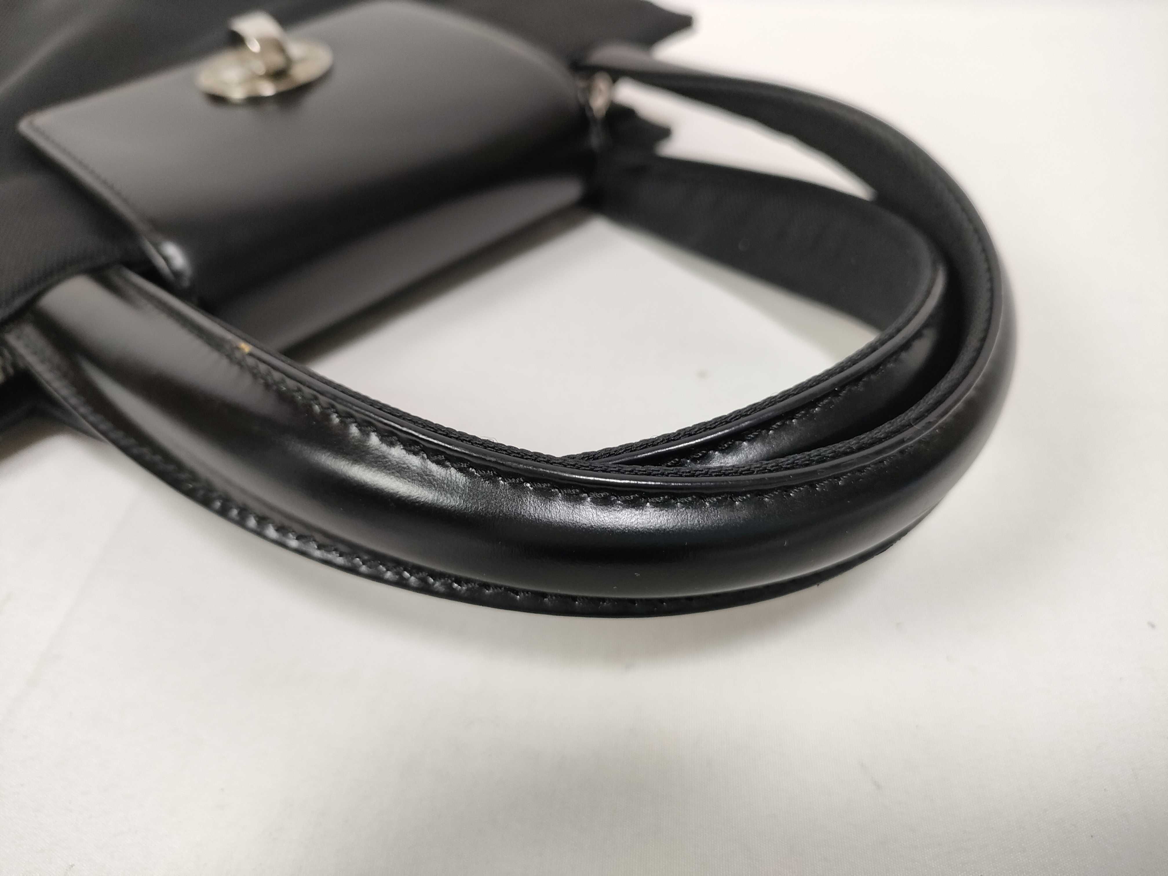 Bulgari Nylon Turnlock Handbag — view 9