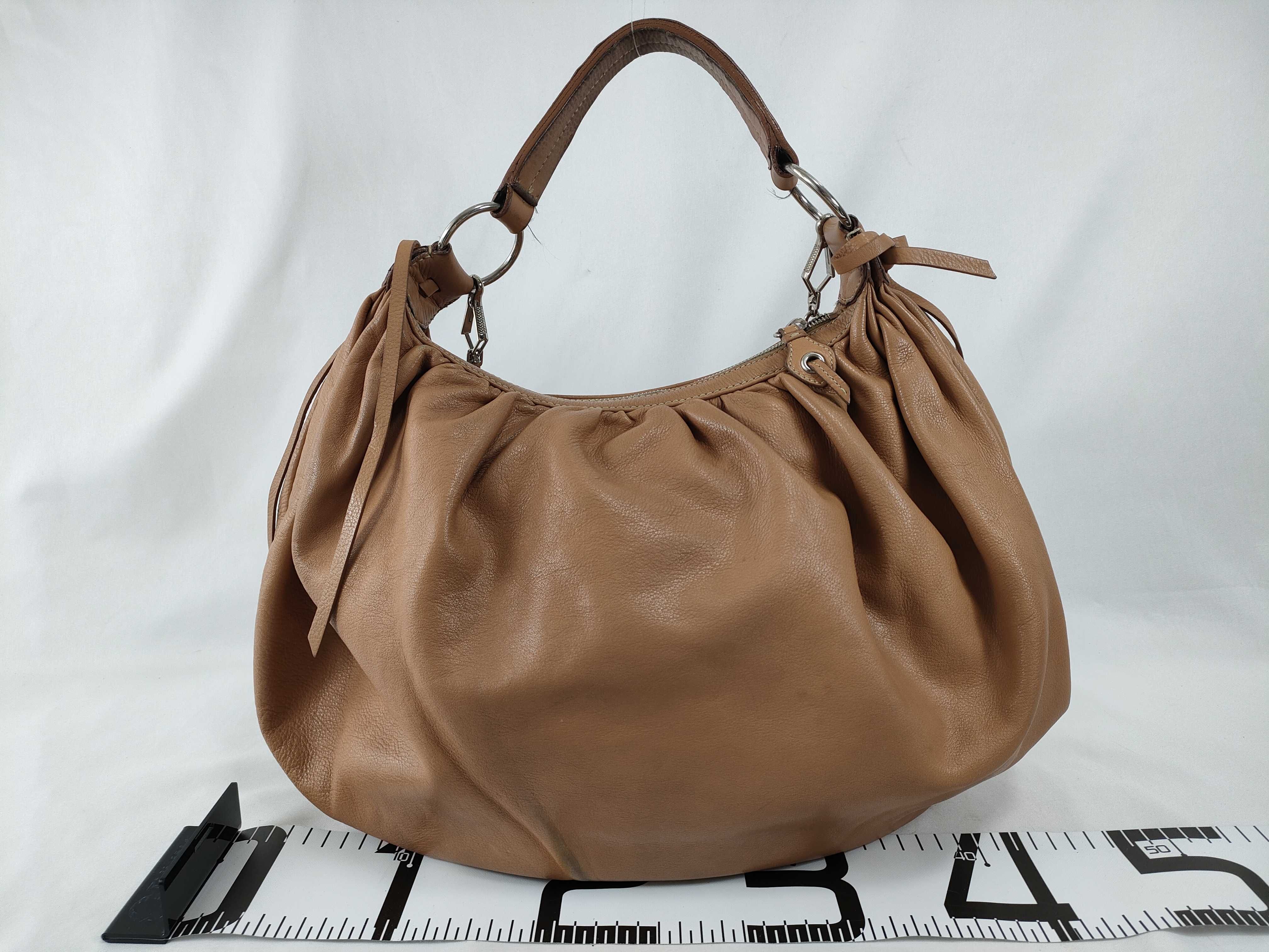 Leather Hobo Shoulder Bag (2-Way Shoulder Bag) — view 2