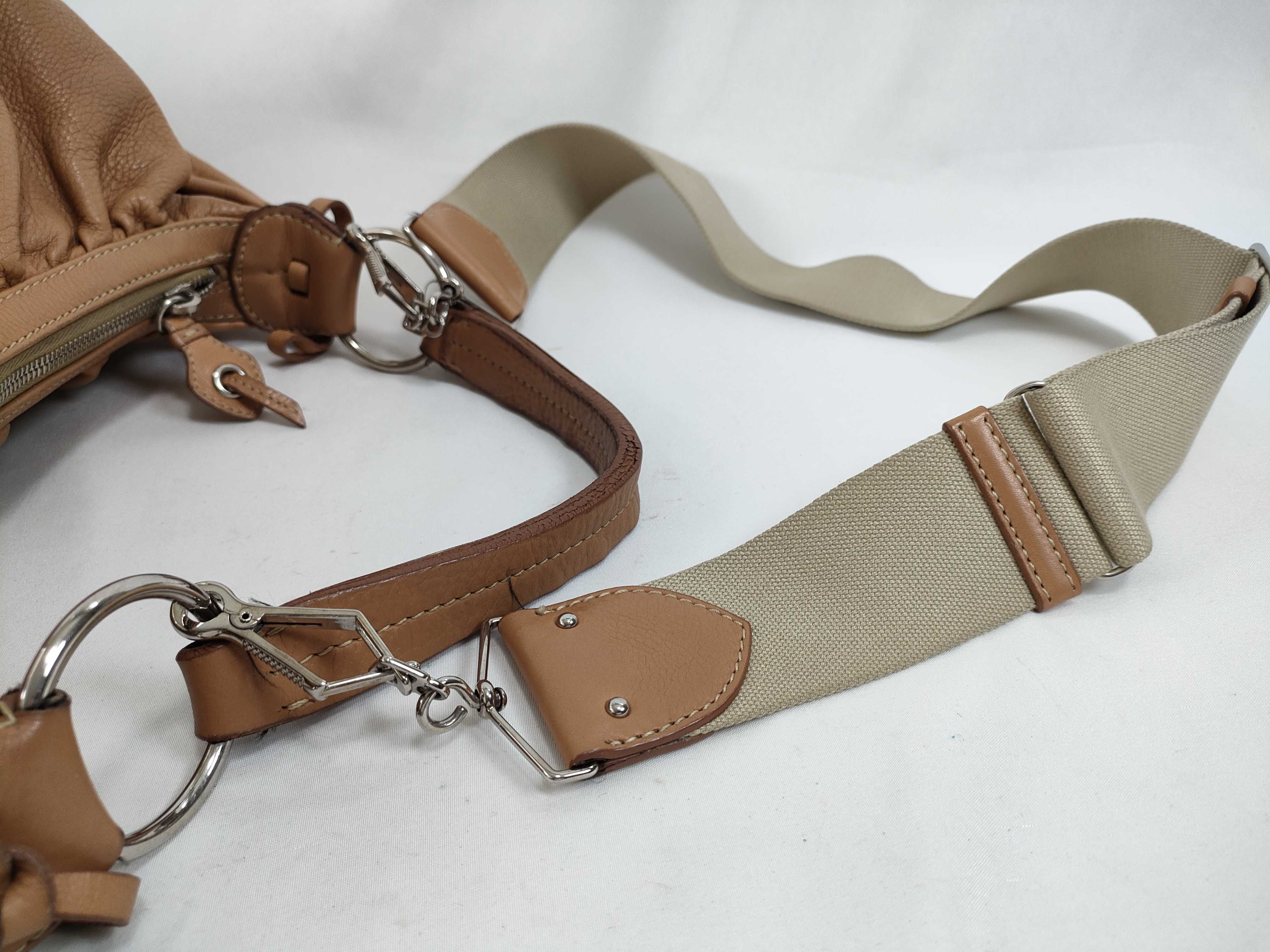 Leather Hobo Shoulder Bag (2-Way Shoulder Bag) — view 6