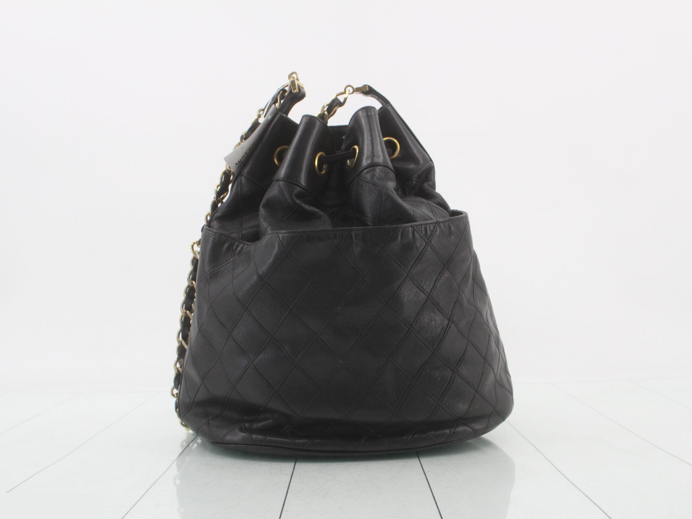 Bicolore drawstring shoulder bag — view 2