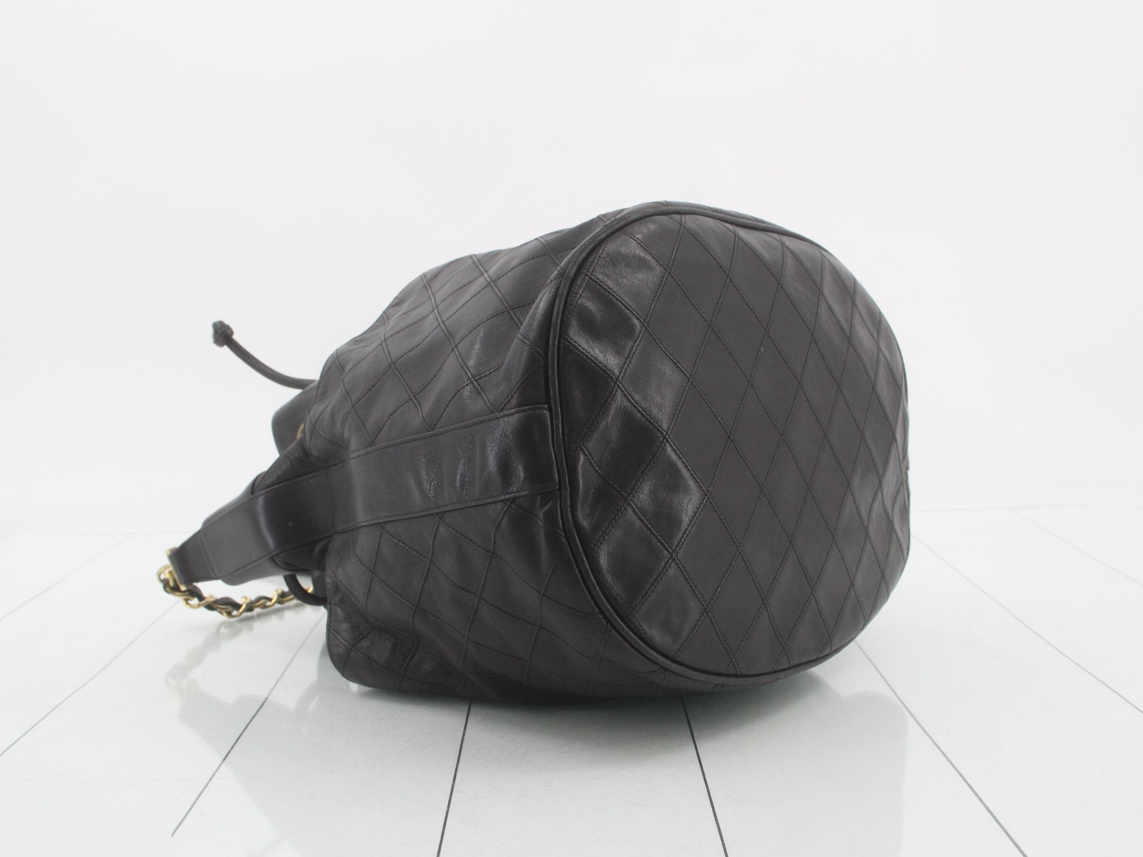 Bicolore drawstring shoulder bag — view 5