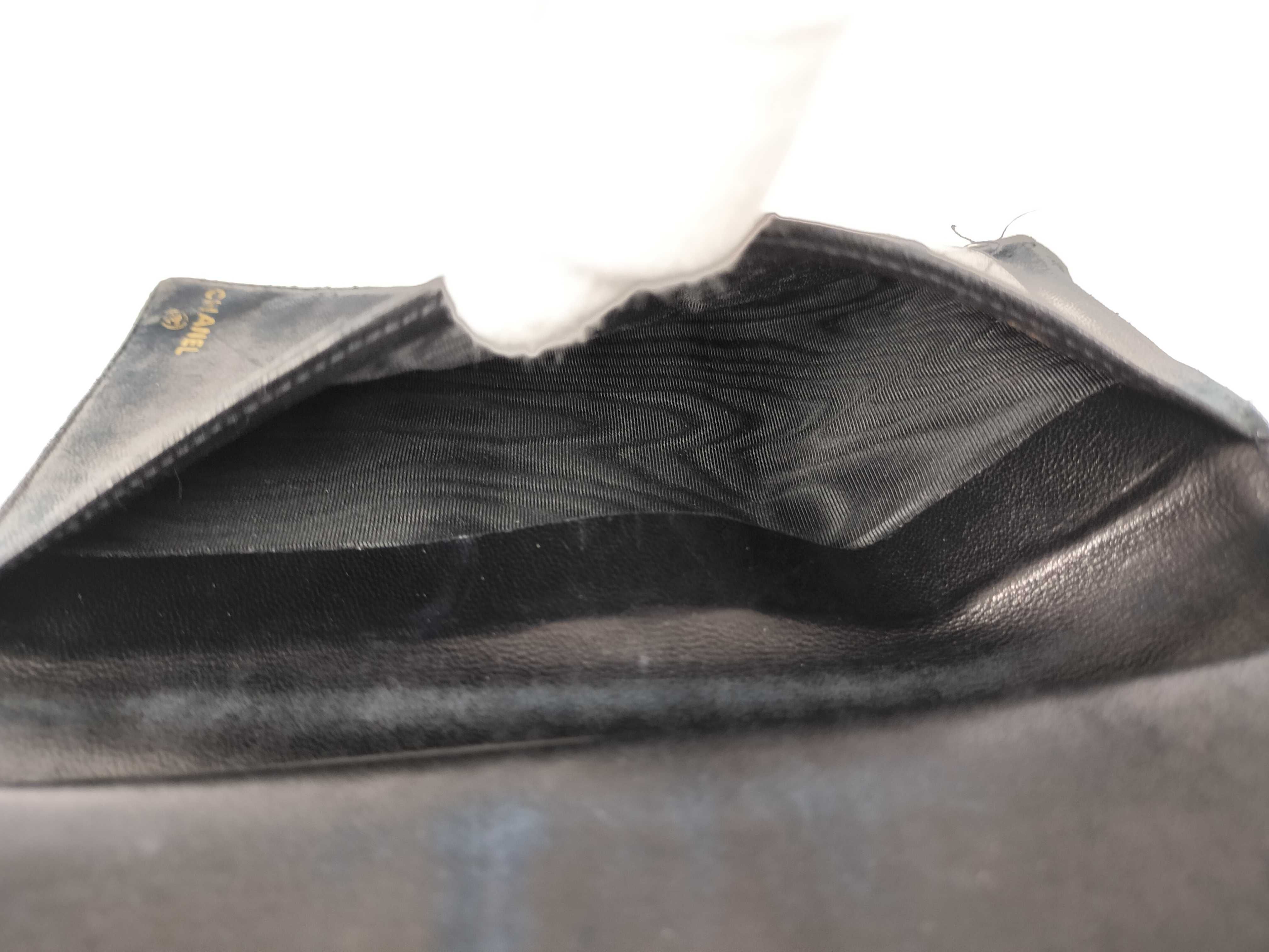 Caviar Skin Coco Mark Clasp Long Wallet — view 11