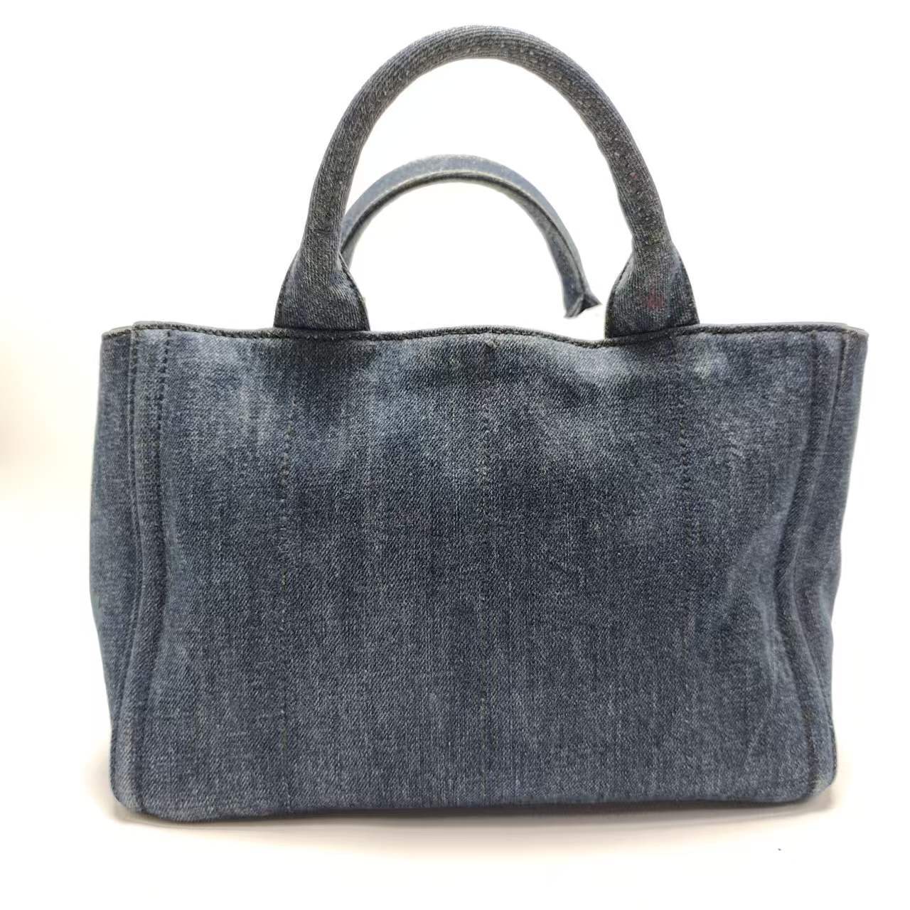 【*Shipped from: China*】PRADA Canvas Denim Handbag — view 2