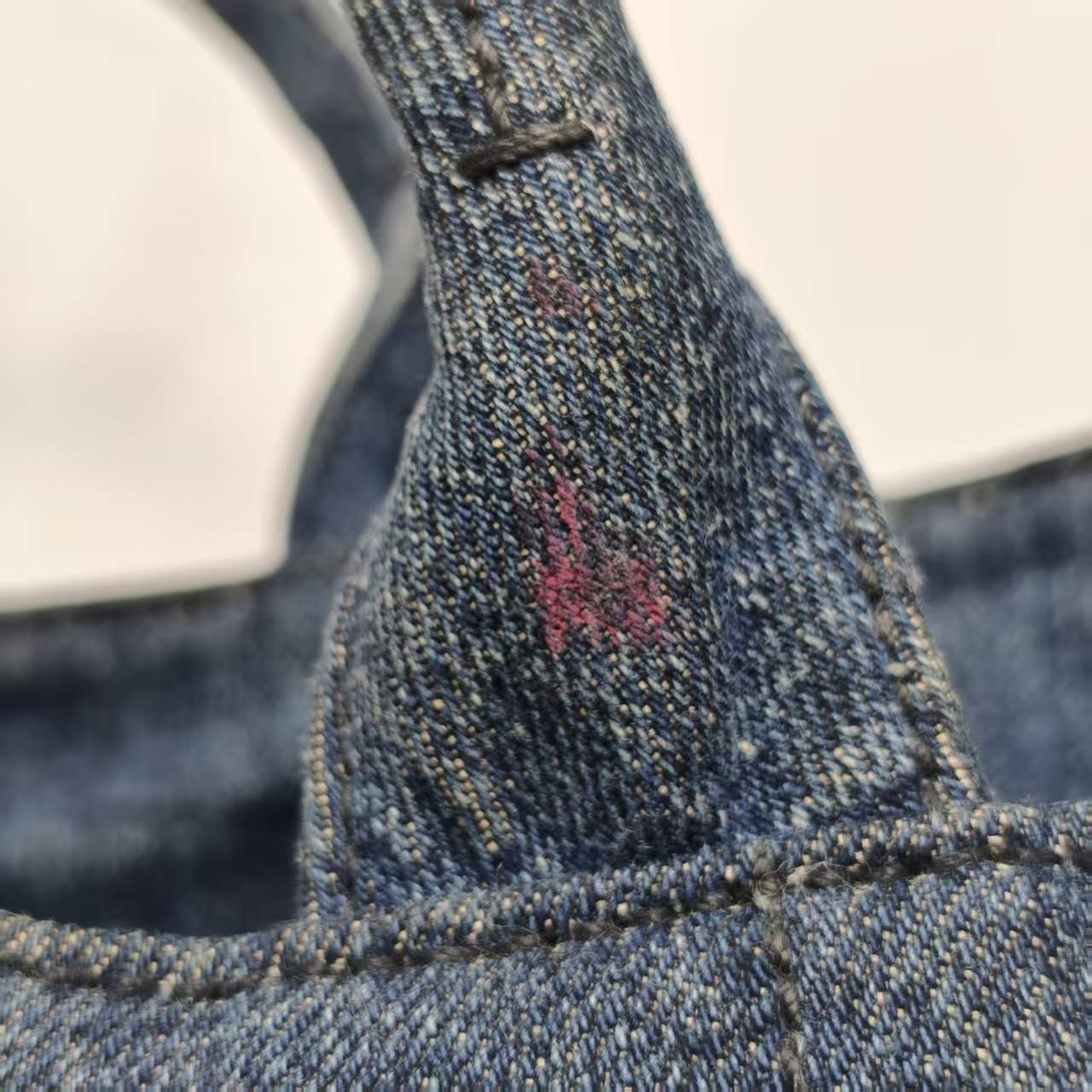 【*Shipped from: China*】PRADA Canvas Denim Handbag — view 12