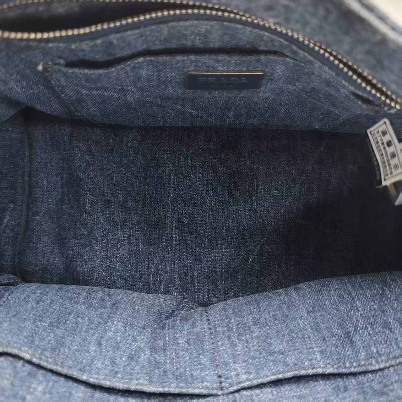 【*Shipped from: China*】PRADA Canvas Denim Handbag — view 7