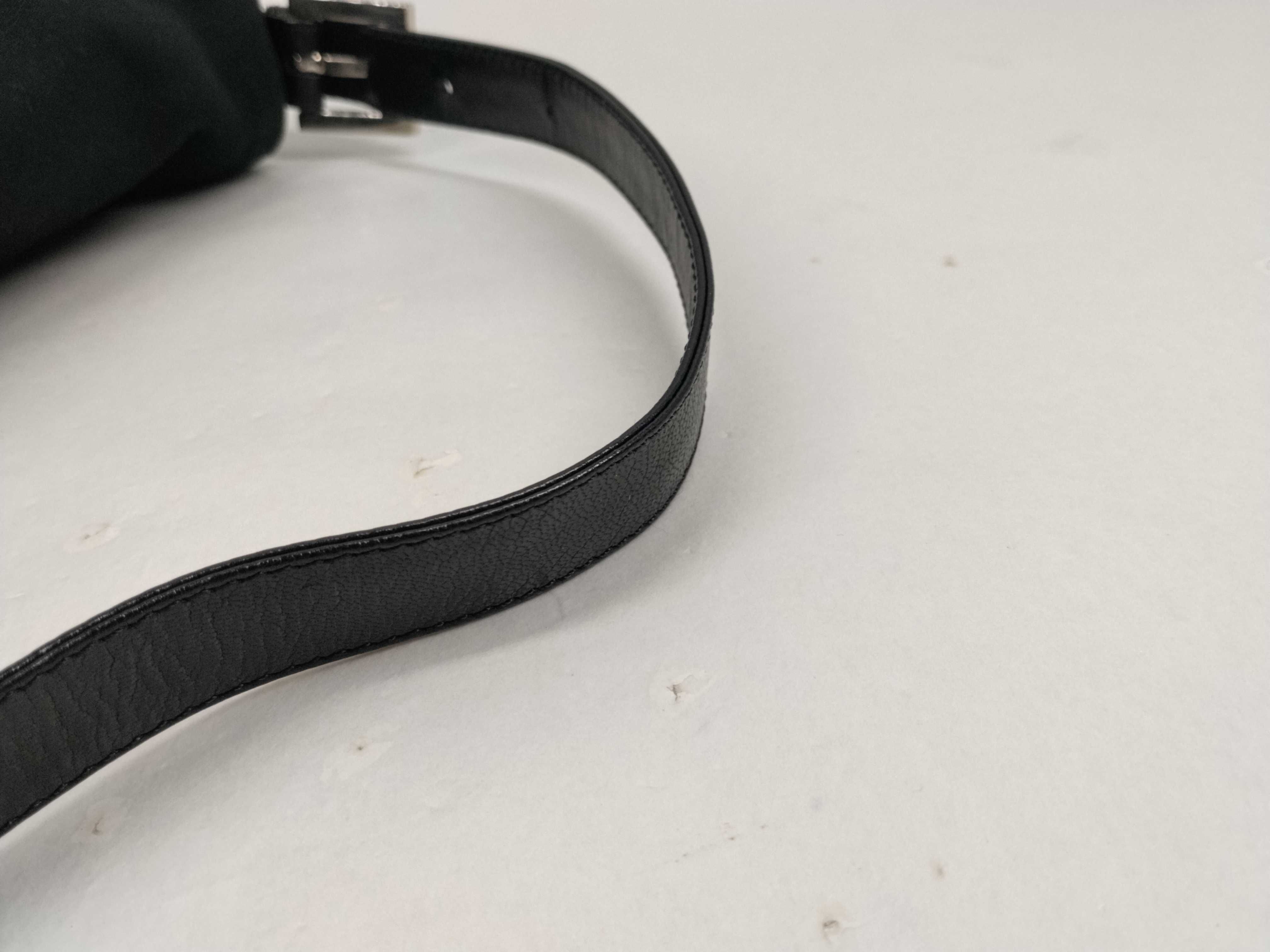 Mamma Bucket Black Cotton Jersey Shoulder Bag — view 5