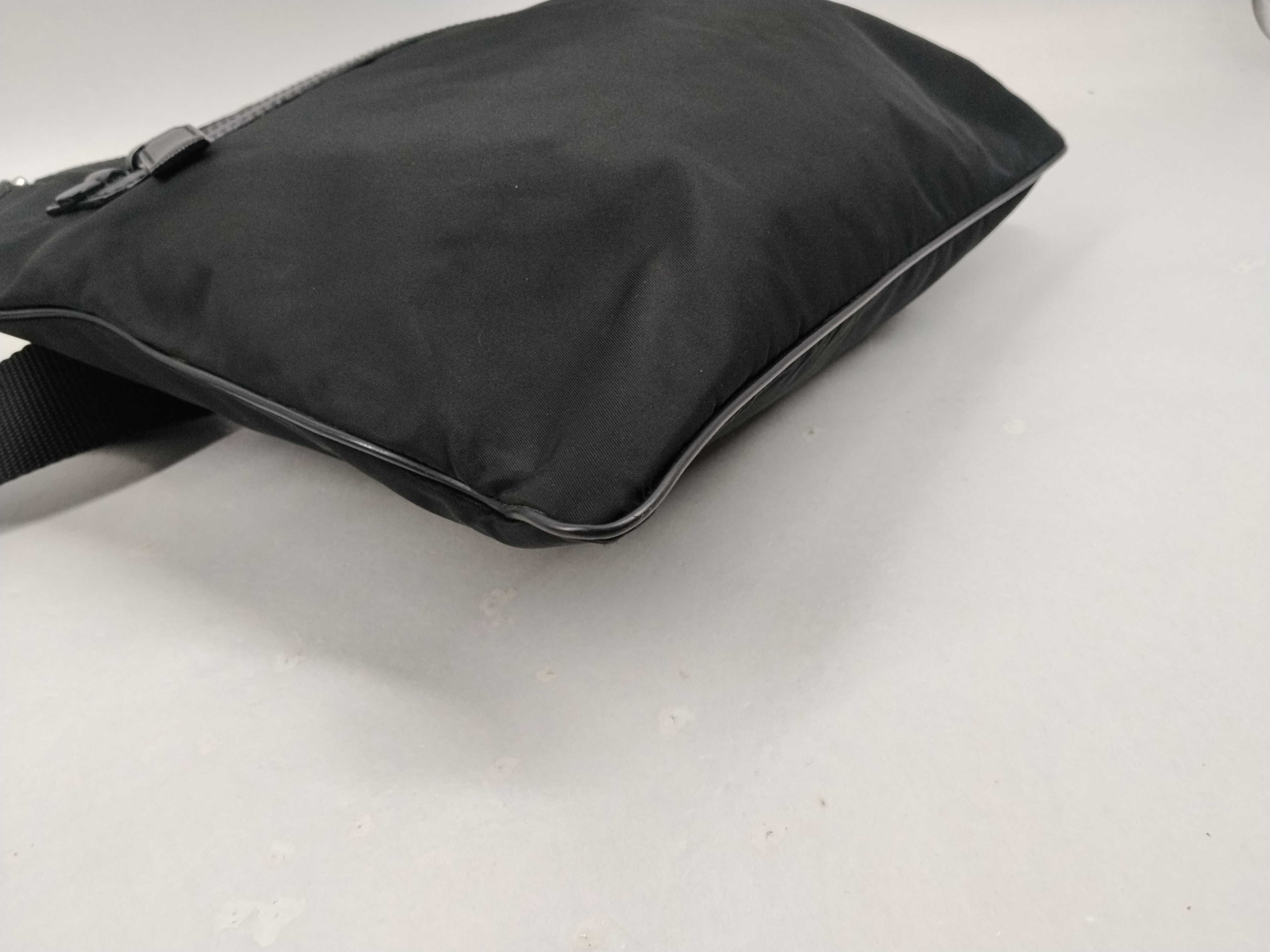 Nylon Shoulder Bag / Black — view 4