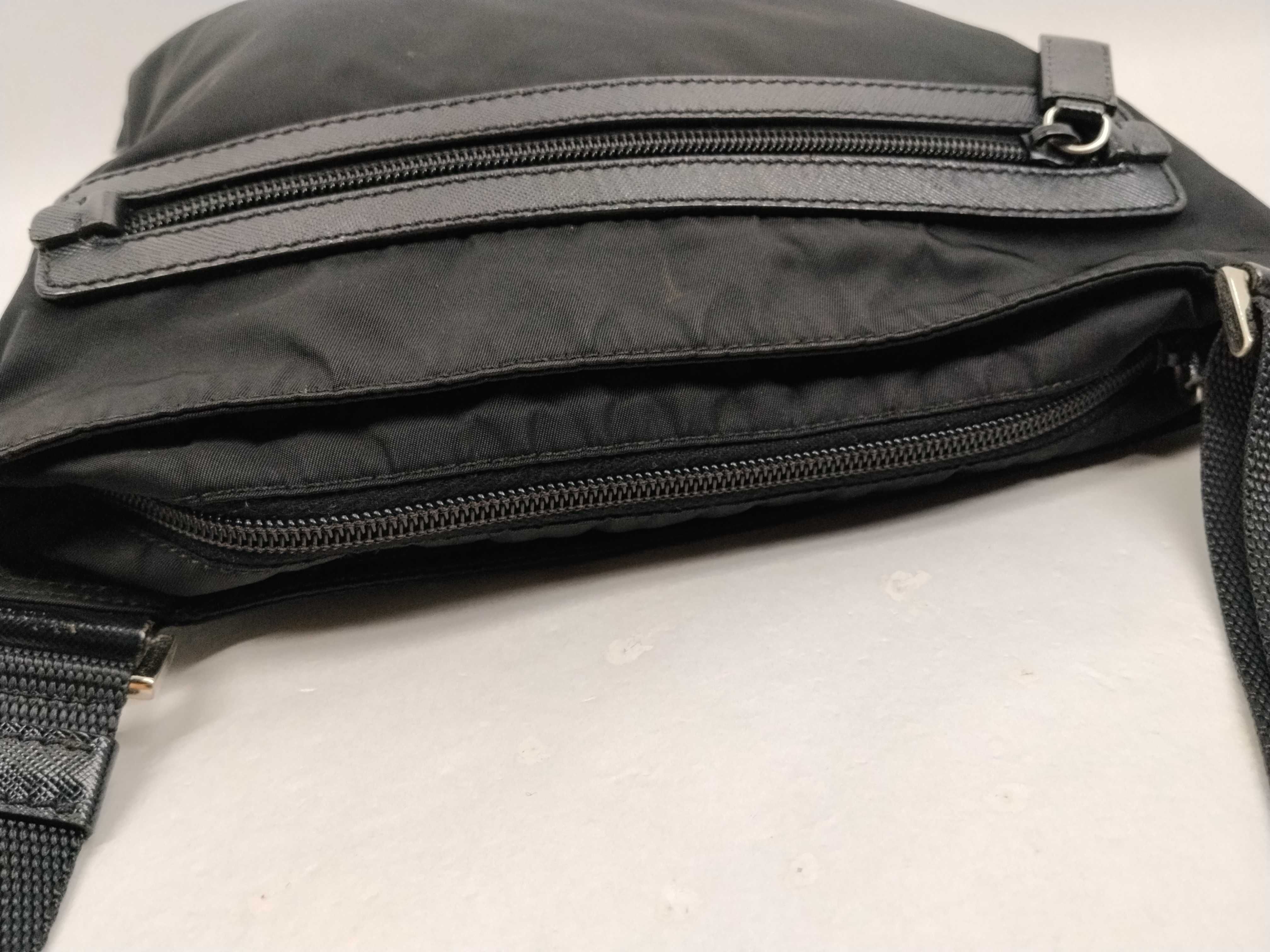 Nylon Shoulder Bag / Black — view 8