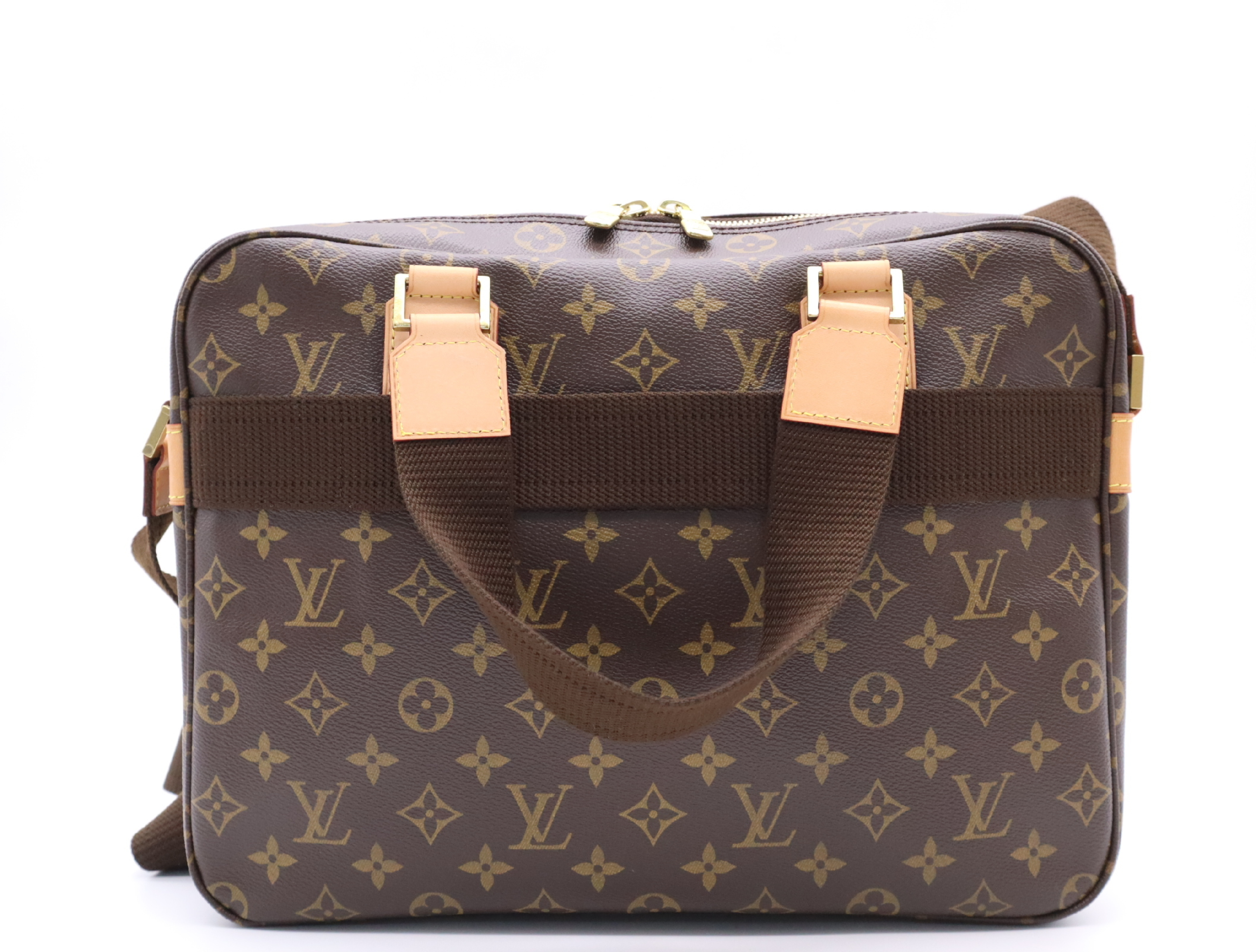 M40043 Monogram Sac Bosphore Handbag with Dust Bag and Box — view 2